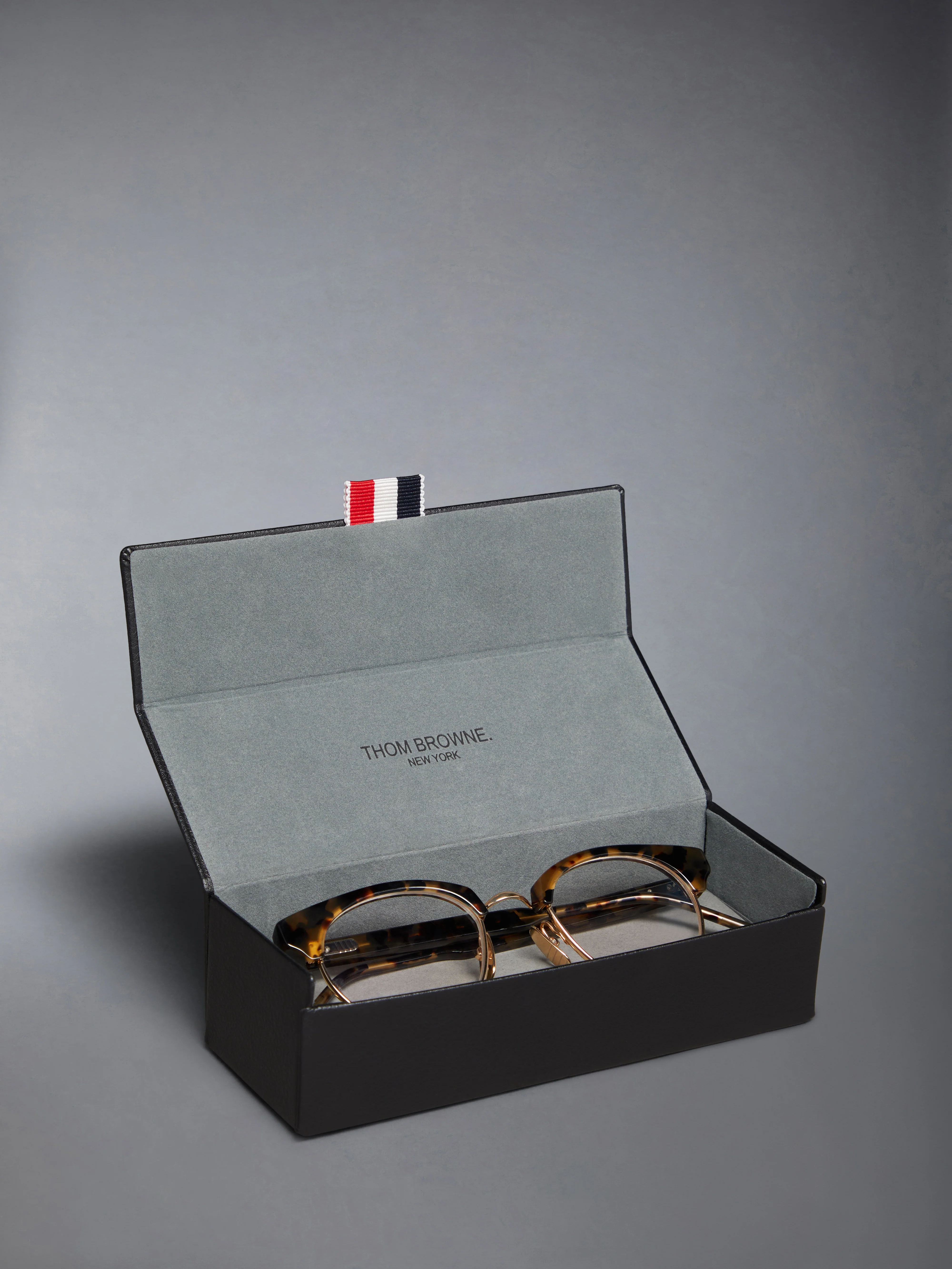 ACETATE AND TITANIUM OVAL EYEGLASSES - Image 8