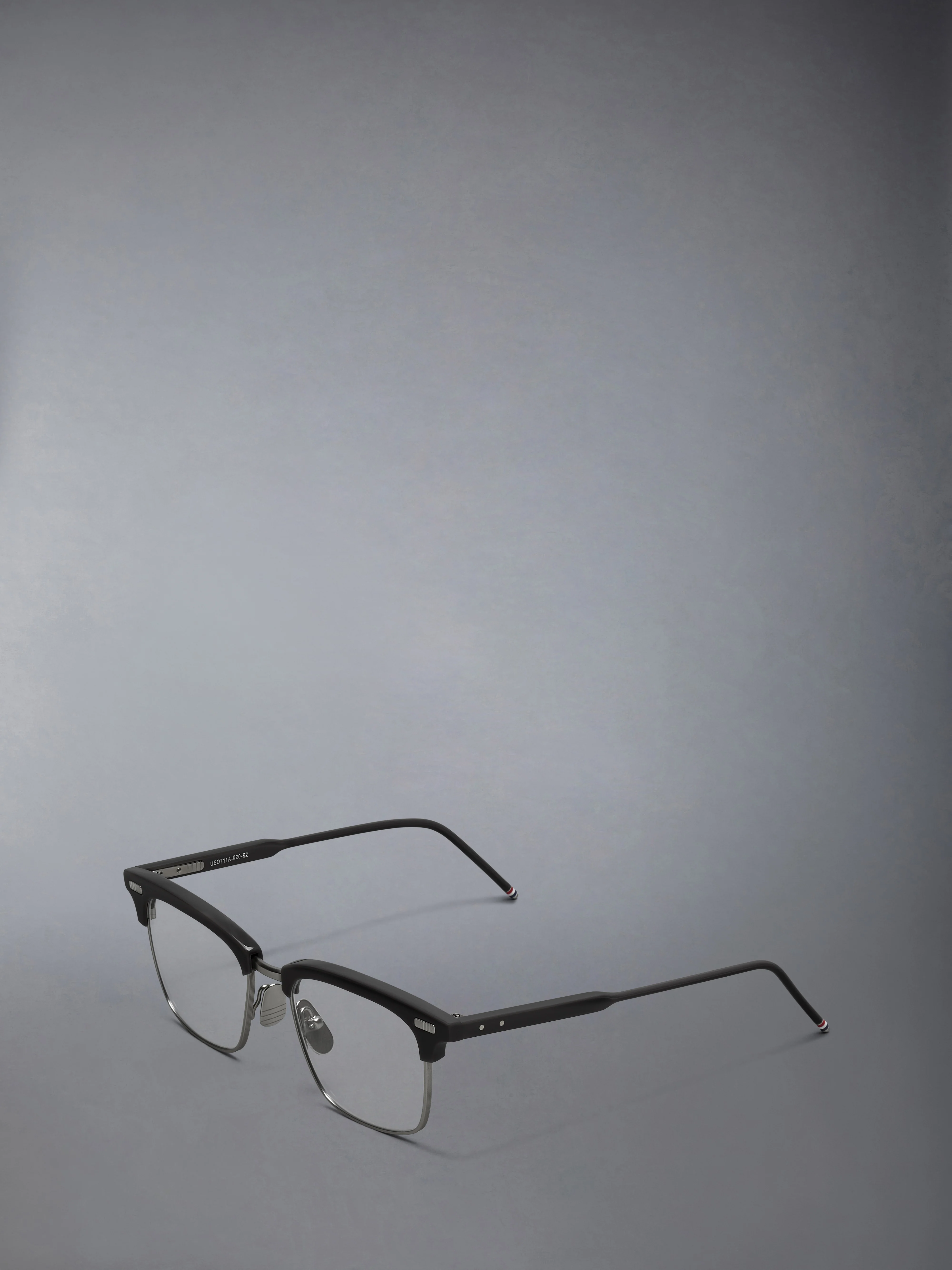 ACETATE AND TITANIUM RECTANGULAR EYEGLASSES - Image 2