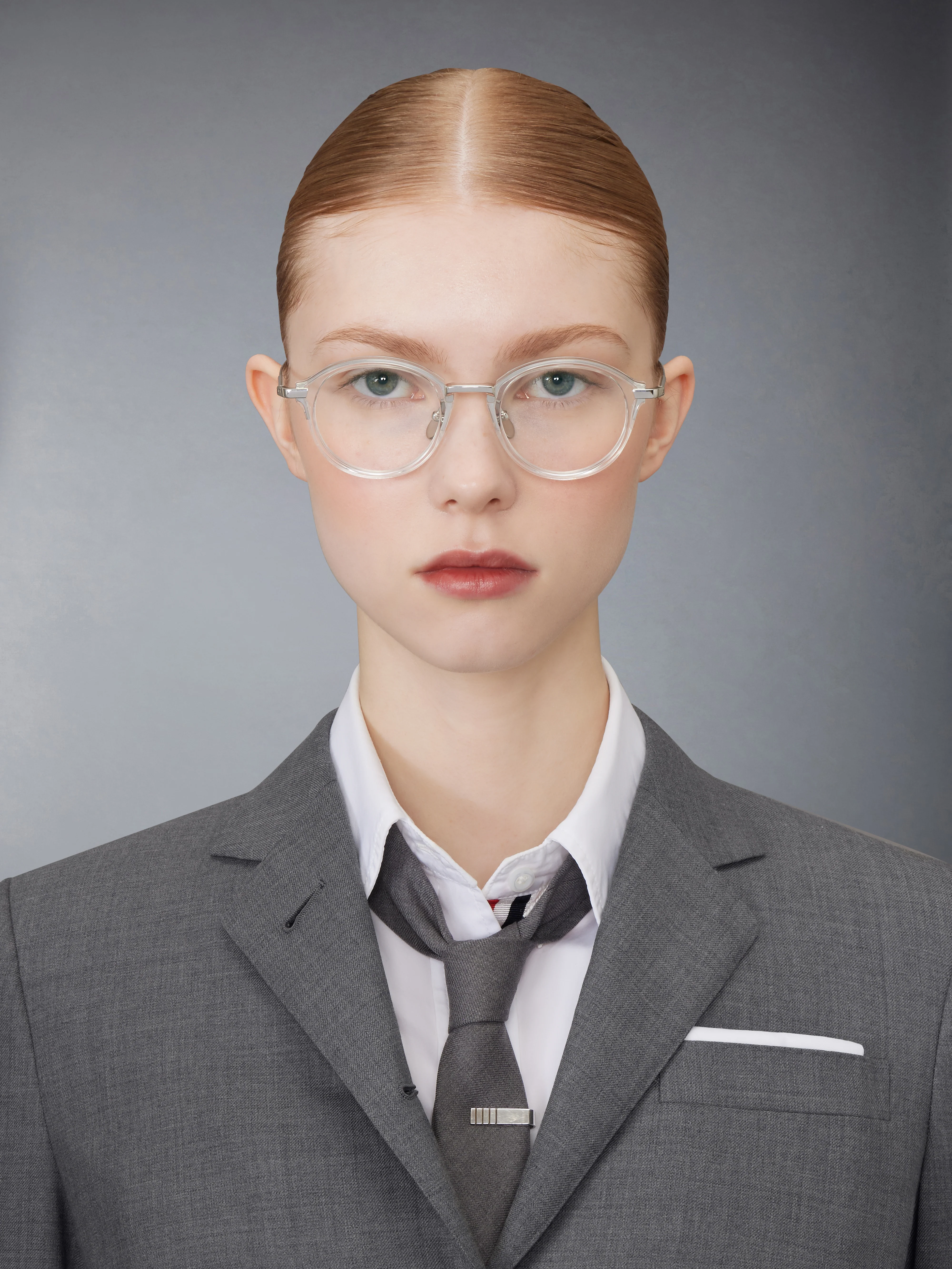 ACETATE AND TITANIUM ROUND EYEGLASSES - Image 2