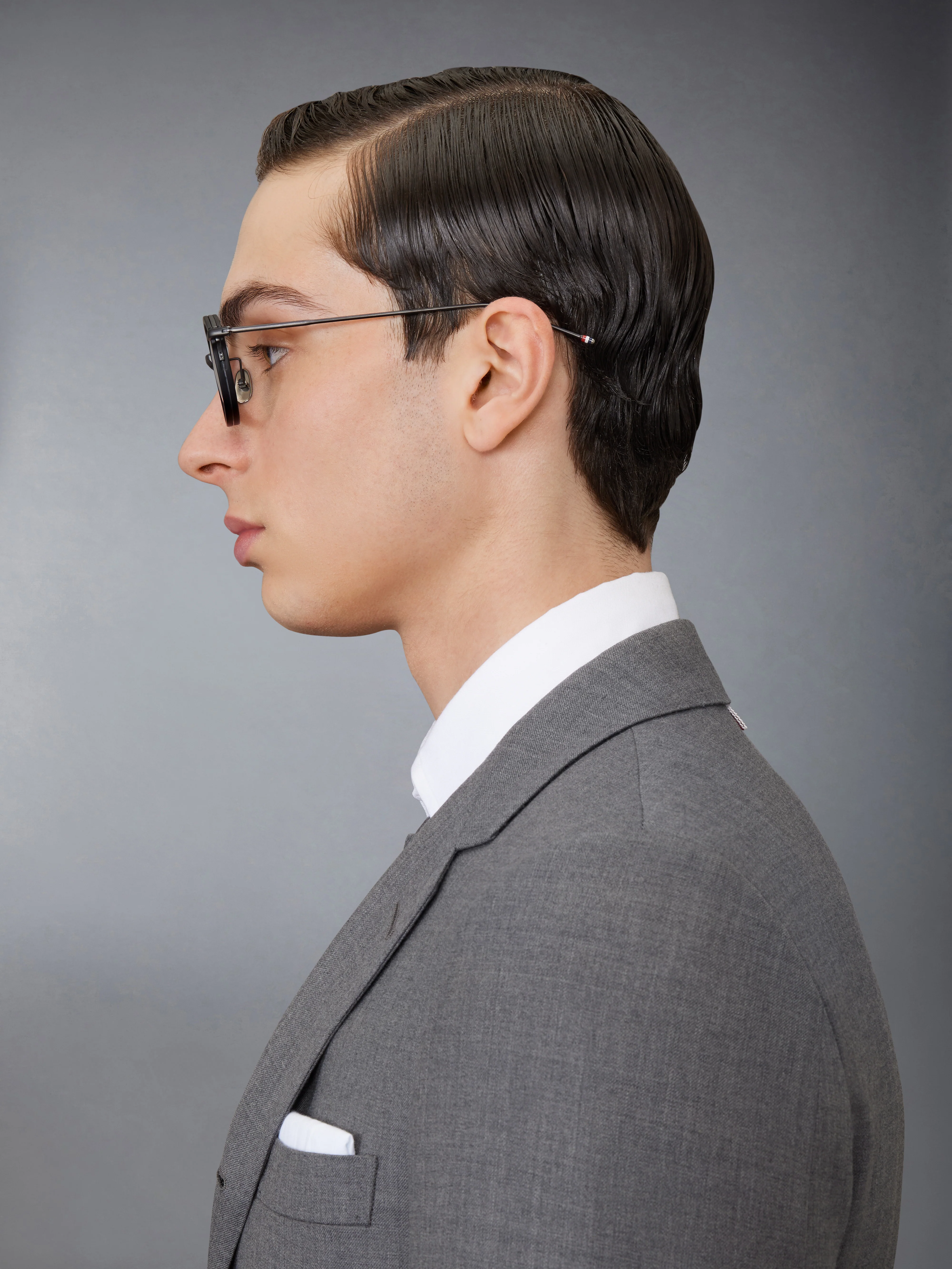 ACETATE AND TITANIUM ROUND EYEGLASSES - Image 5
