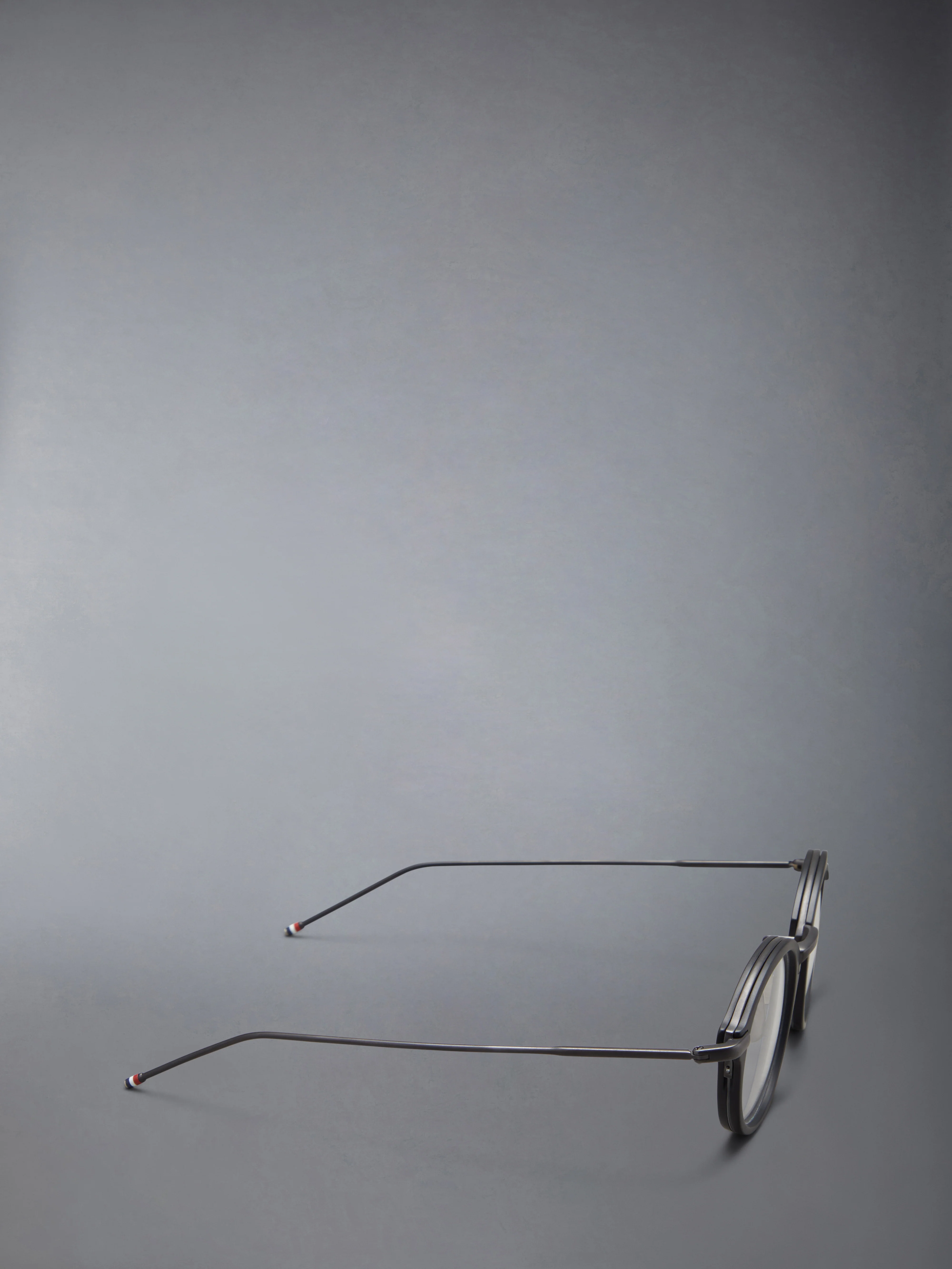 ACETATE AND TITANIUM ROUND EYEGLASSES - Image 7