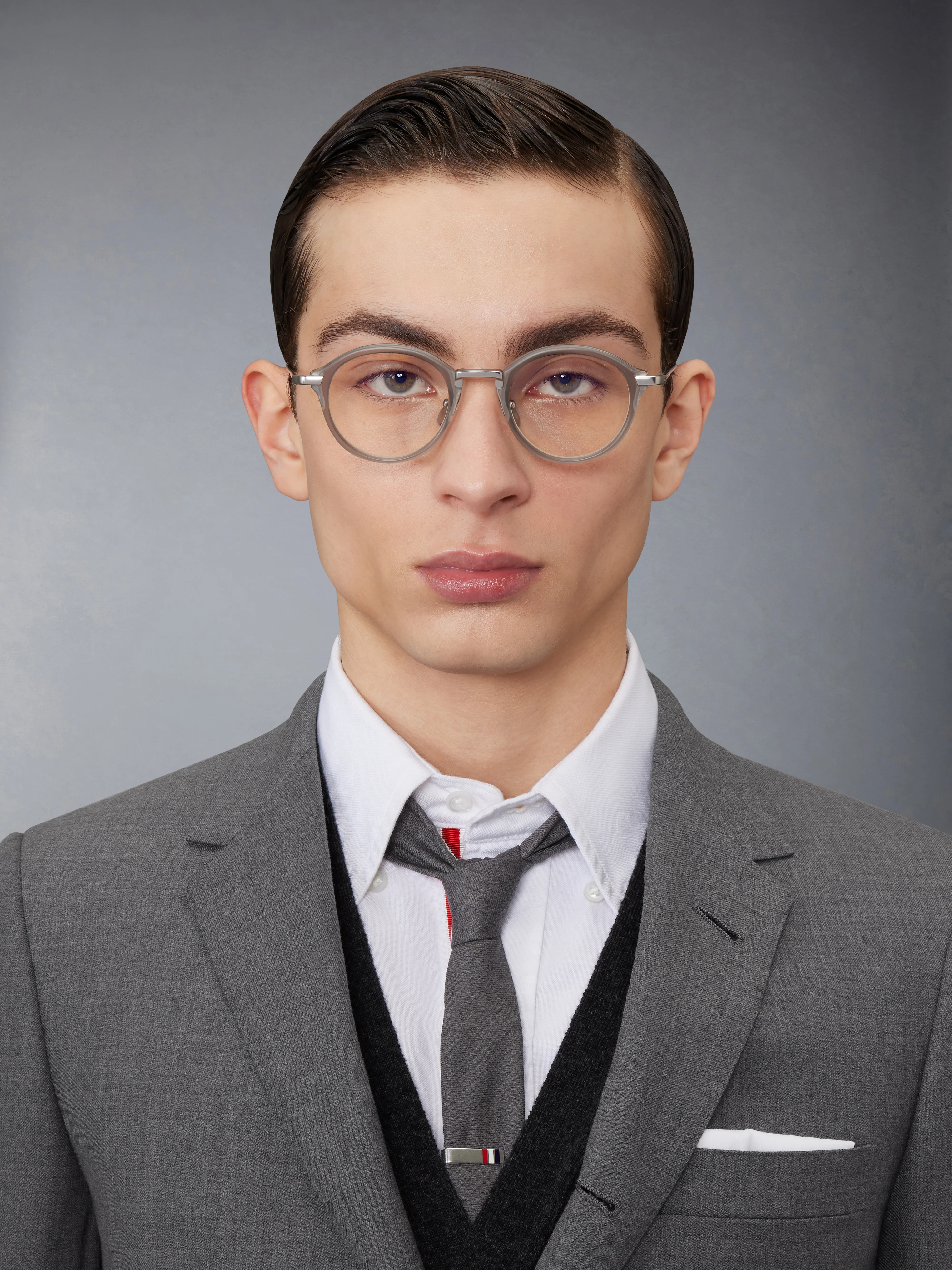 ACETATE AND TITANIUM ROUND EYEGLASSES - Image 3