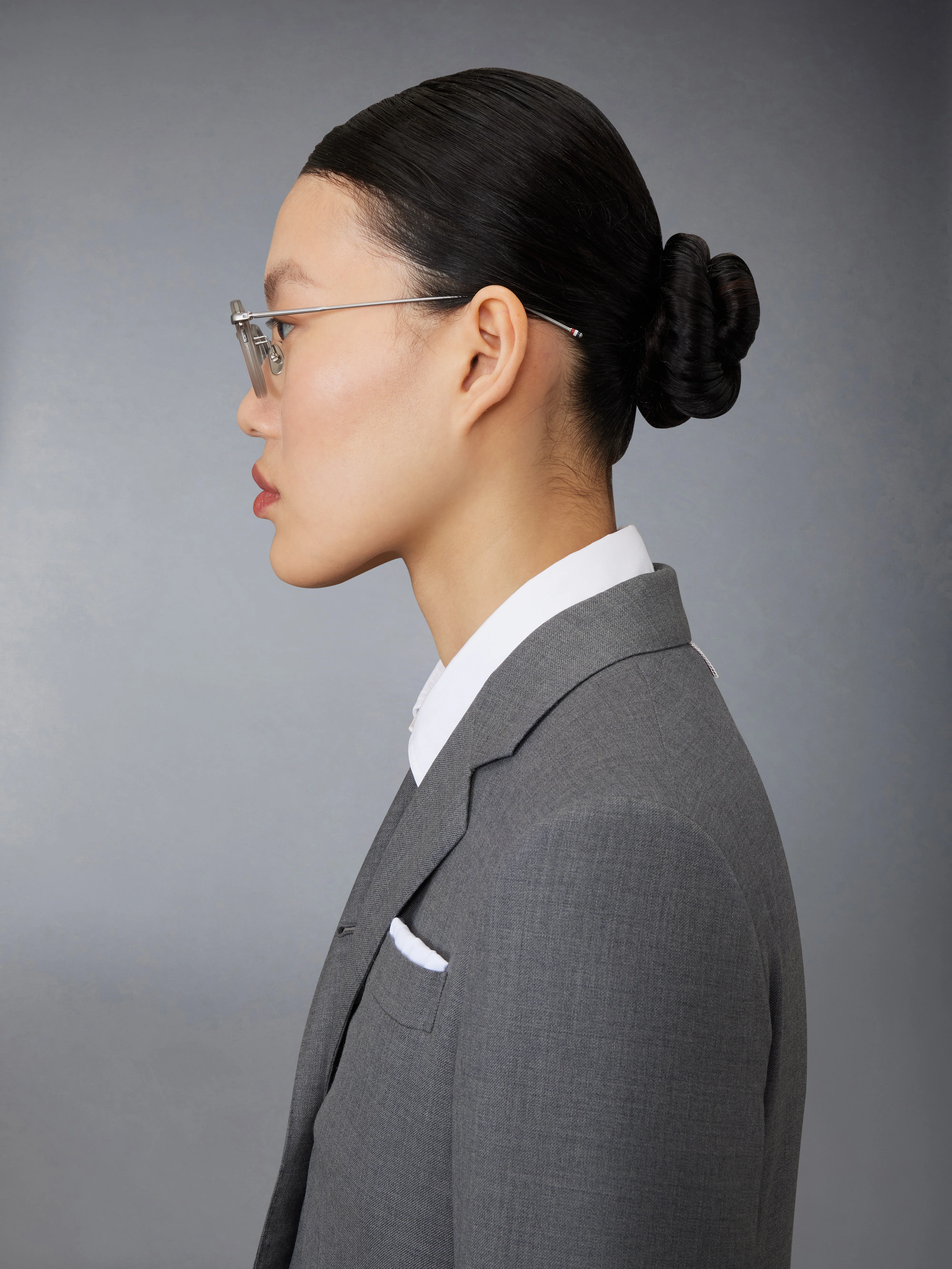 ACETATE AND TITANIUM ROUND EYEGLASSES - Image 4