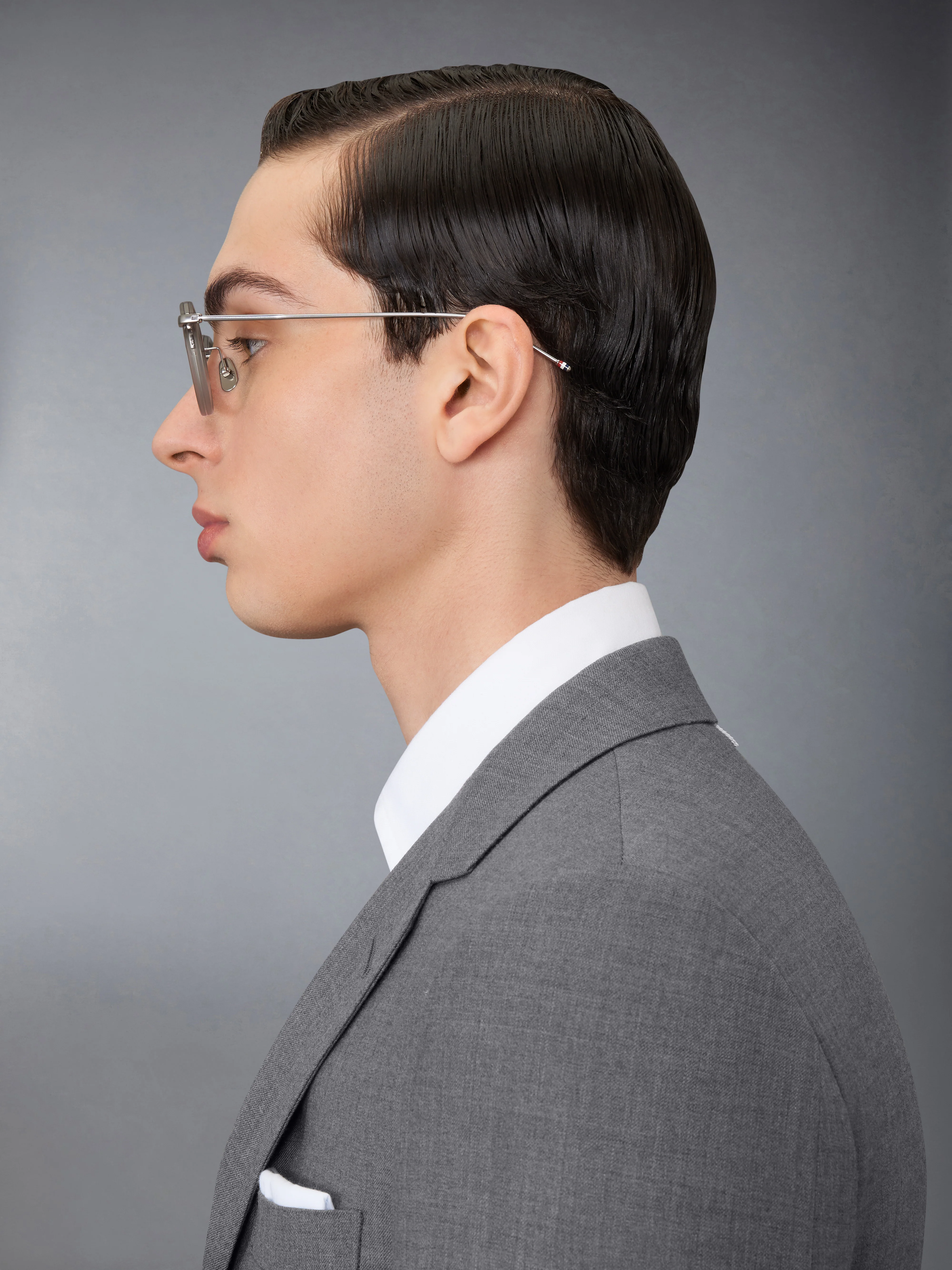 ACETATE AND TITANIUM ROUND EYEGLASSES - Image 5