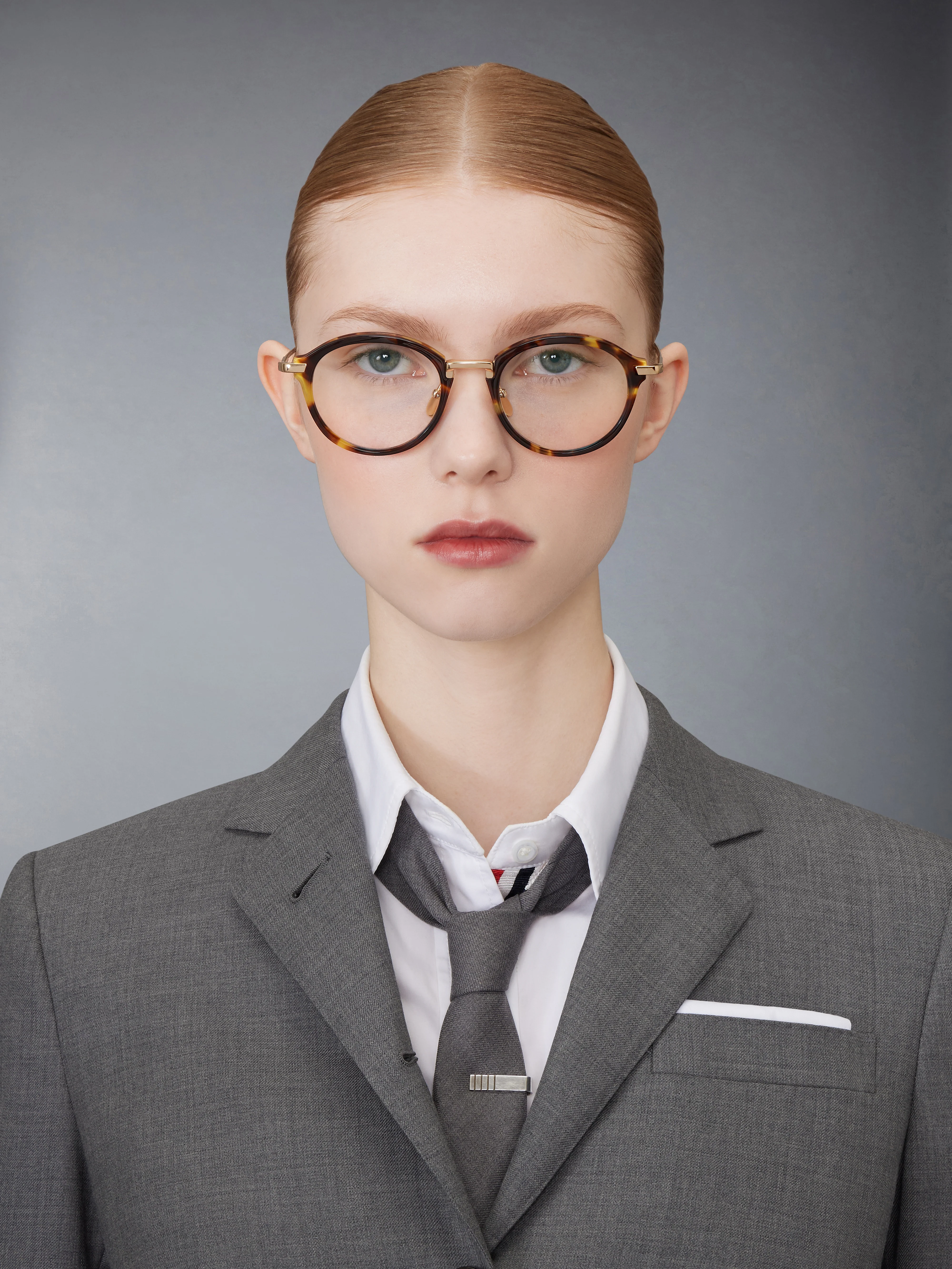 ACETATE AND TITANIUM ROUND EYEGLASSES - Image 2