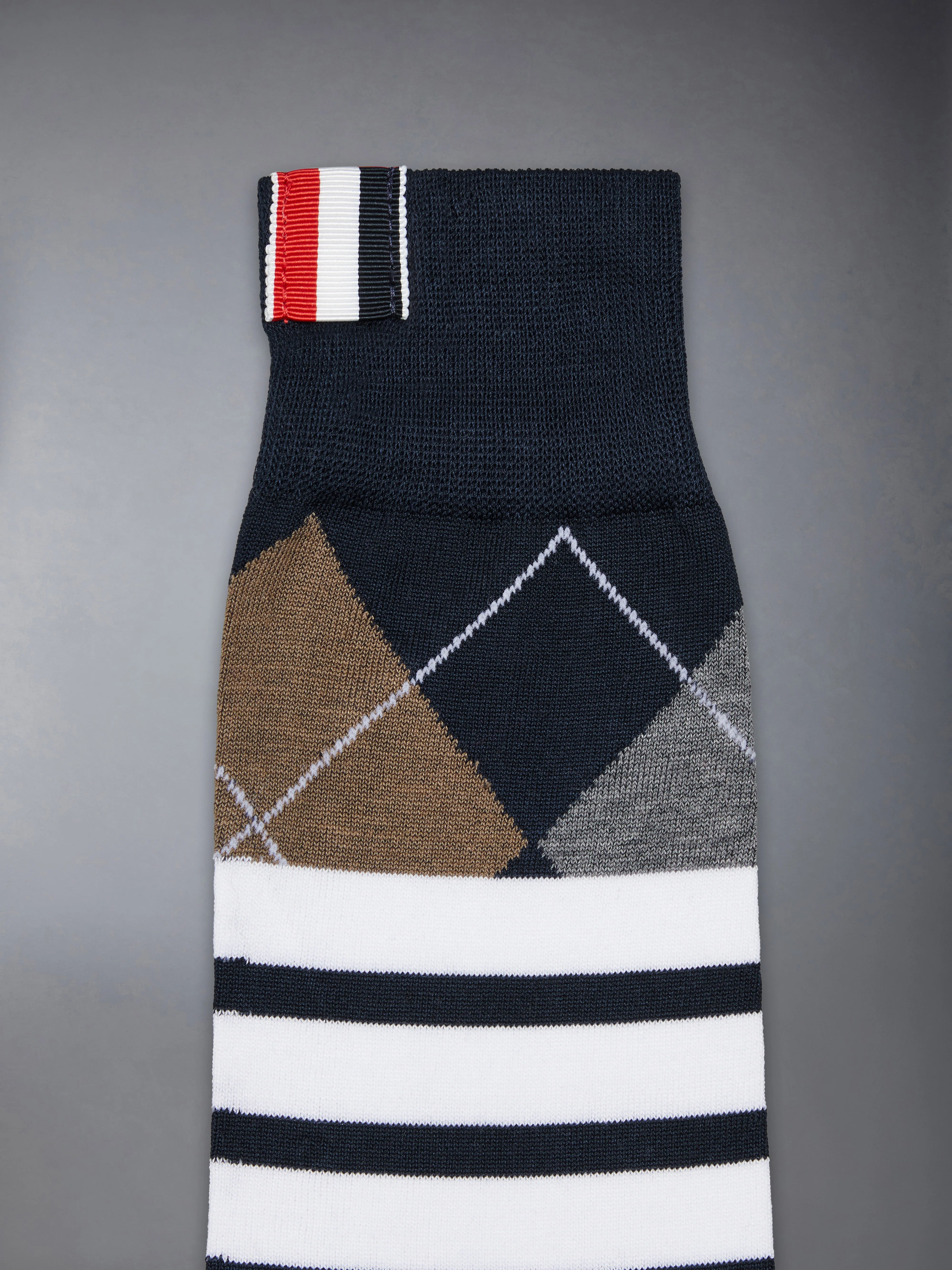 ARGYLE 4-BAR MID CALF SOCKS - Image 2