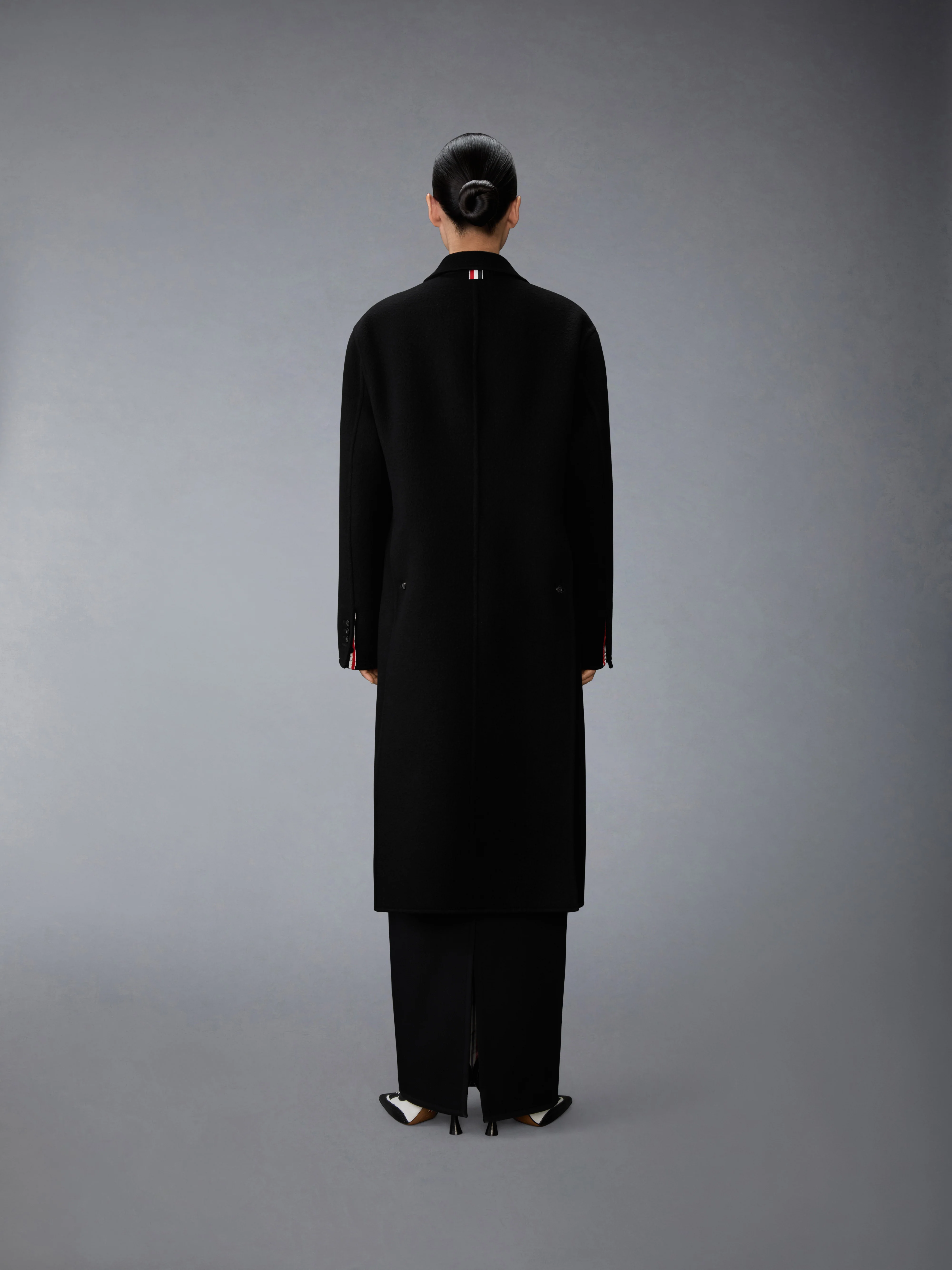 BOILED WOOL CASHMERE CHESTERFIELD COAT - Image 3