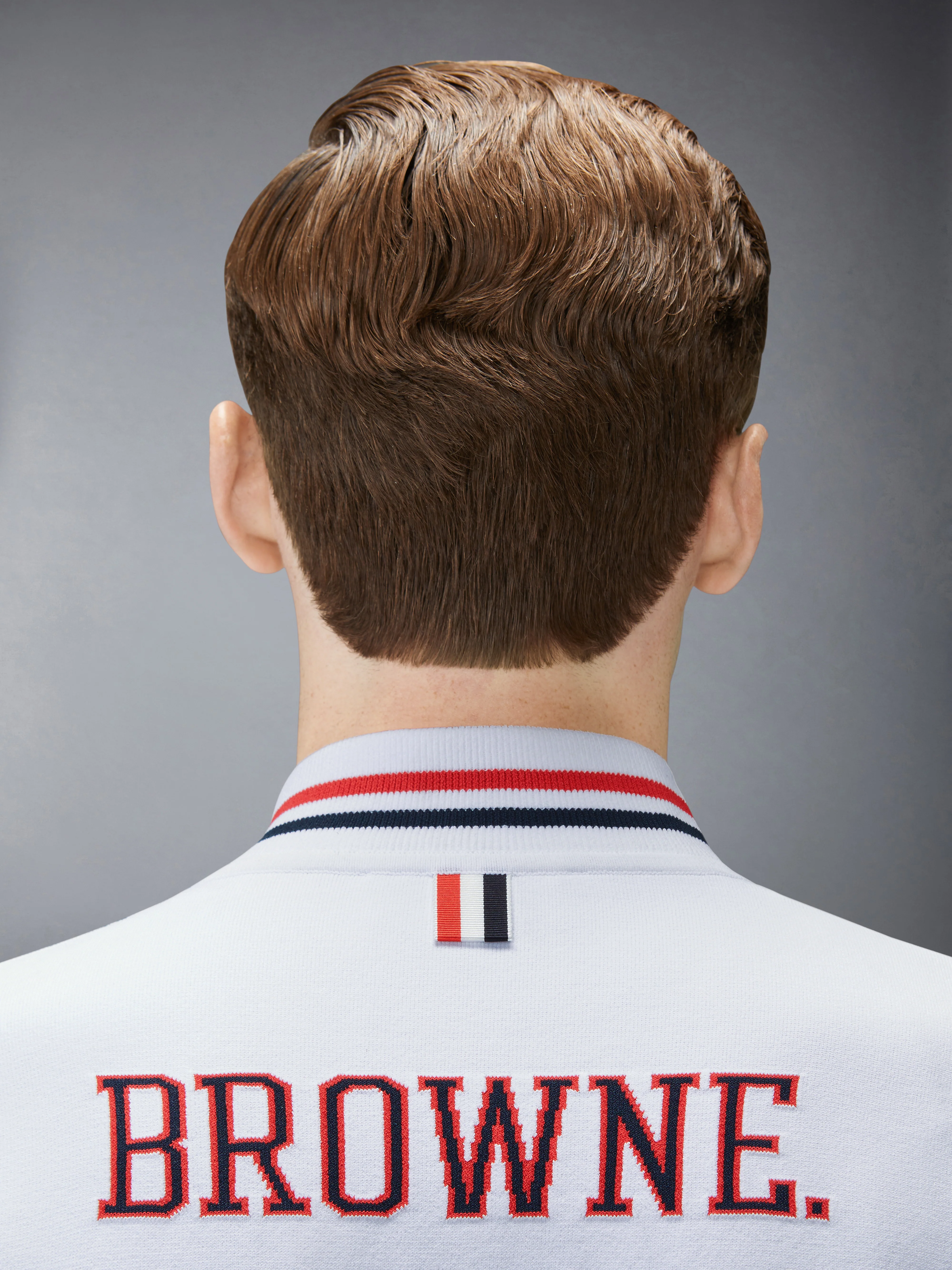BROWNE 65 INTARSIA BOMBER JACKET - Image 5
