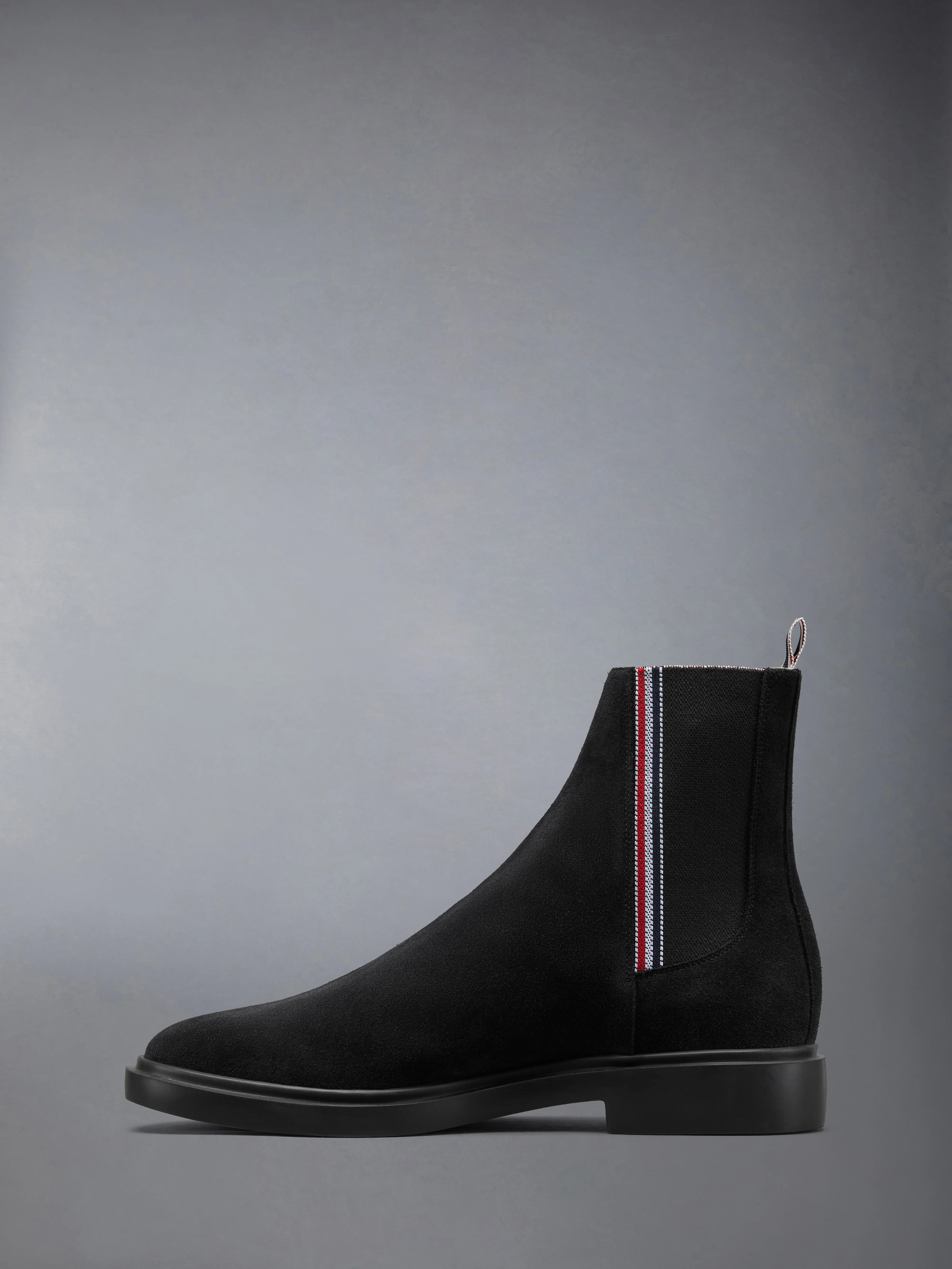 CALF SUEDE RUBBER SOLE RWB CHELSEA BOOT - Image 3