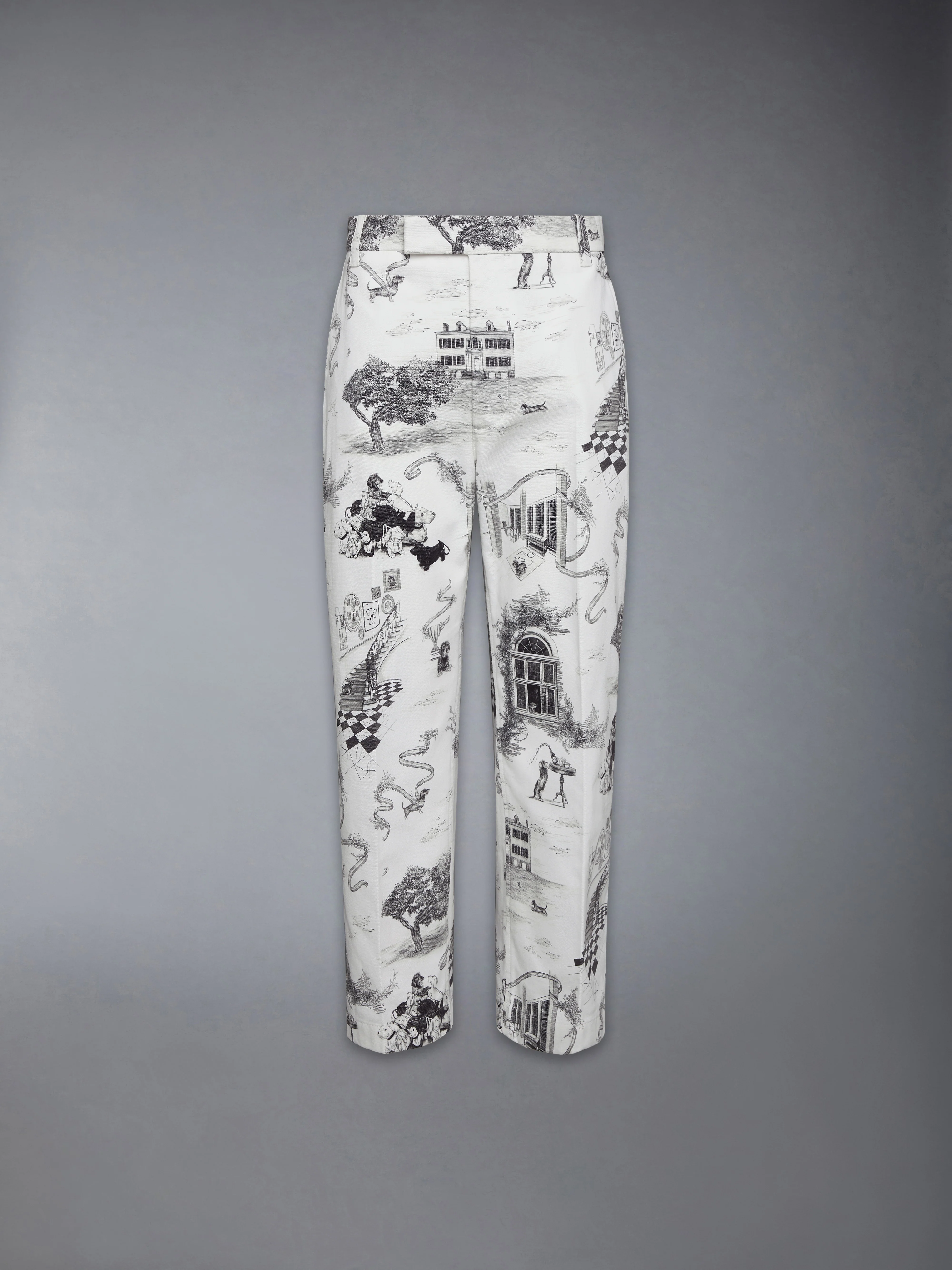 CANVAS HECTOR TOILE UTILITY CHINO TROUSER - Image 5