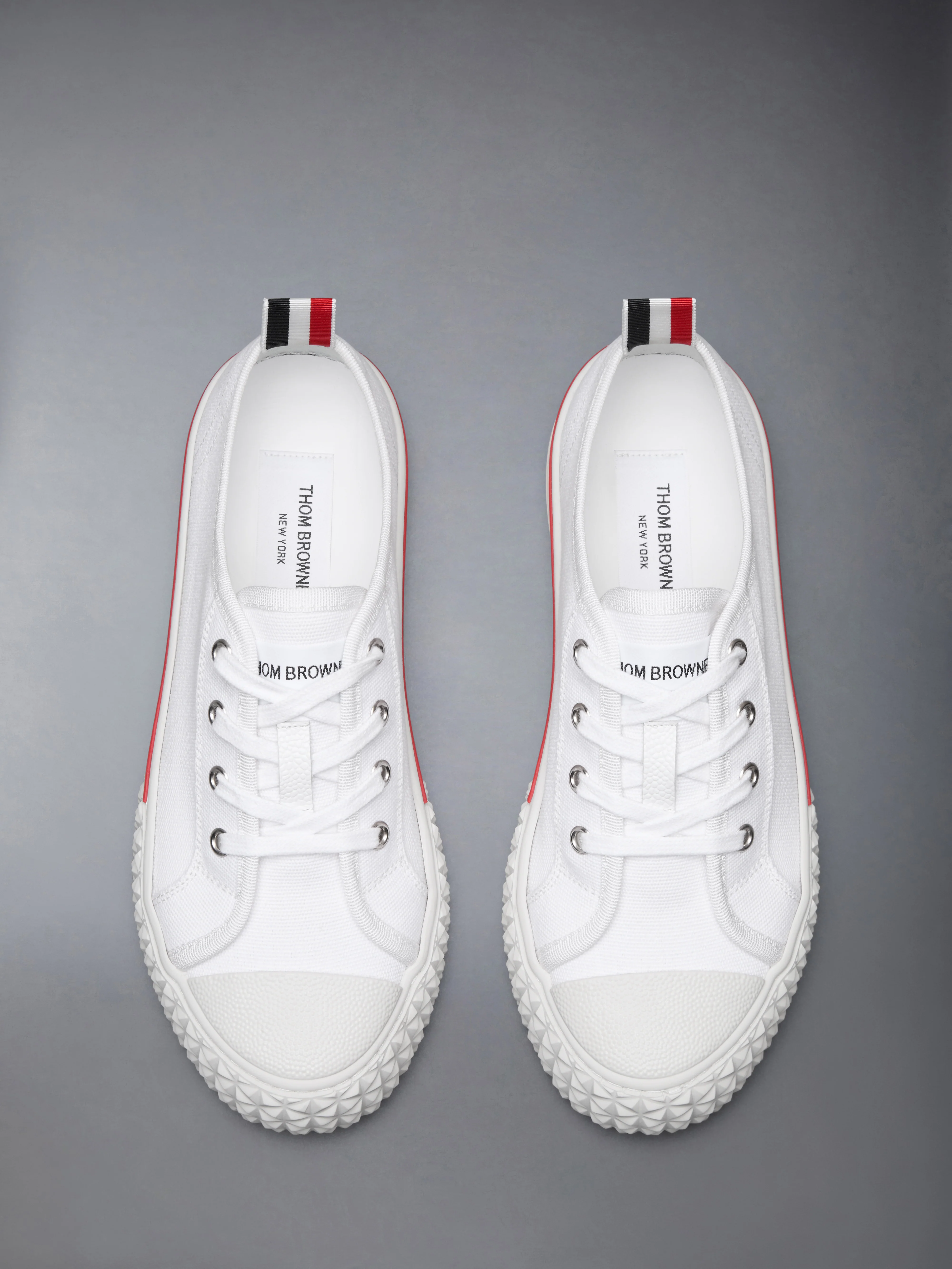 CANVAS TREAD SOLE COLLEGIATE SNEAKERS - Image 5