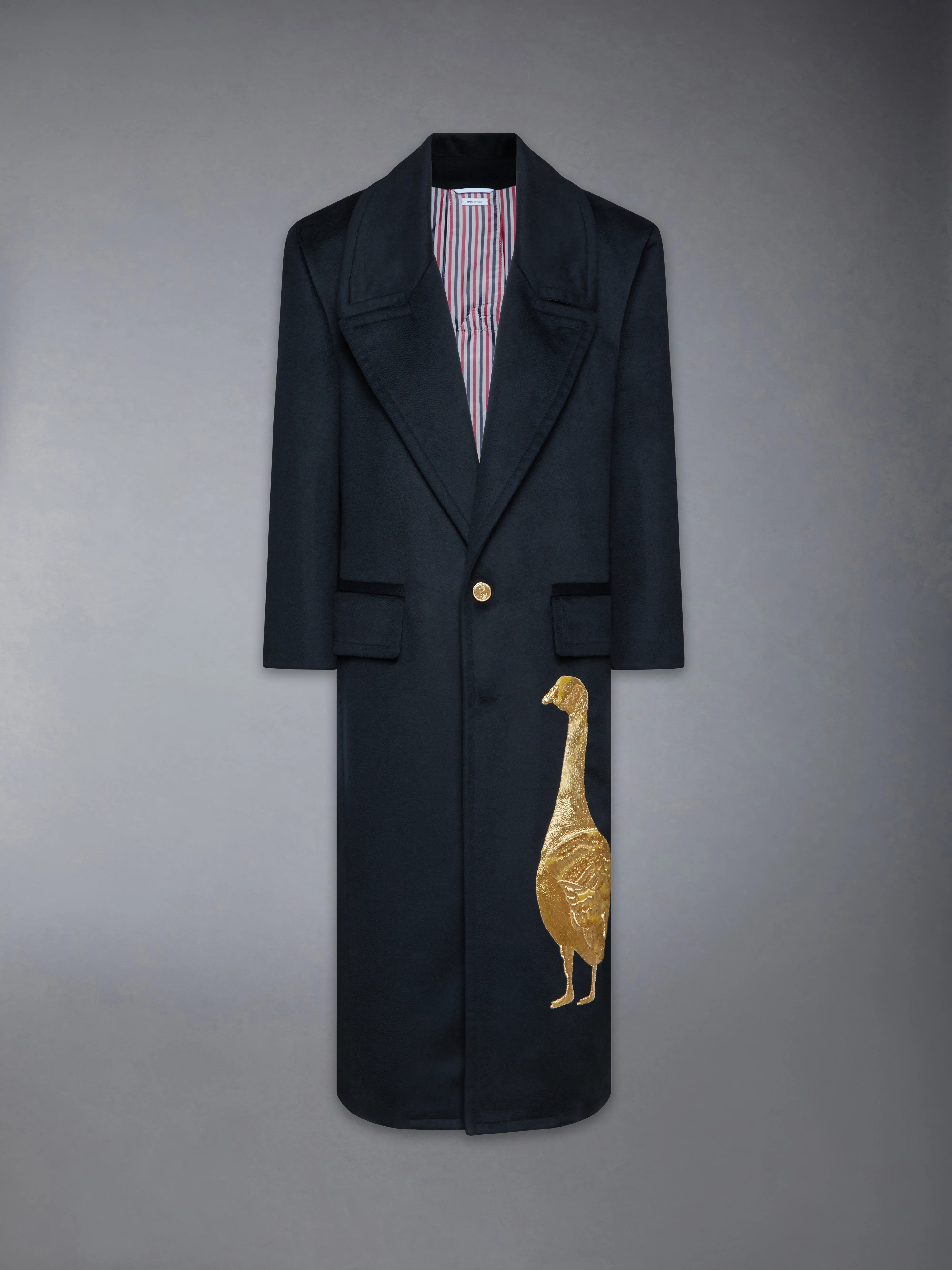 CASHMERE EMBROIDERED APPLIQUE OVERCOAT - Image 7
