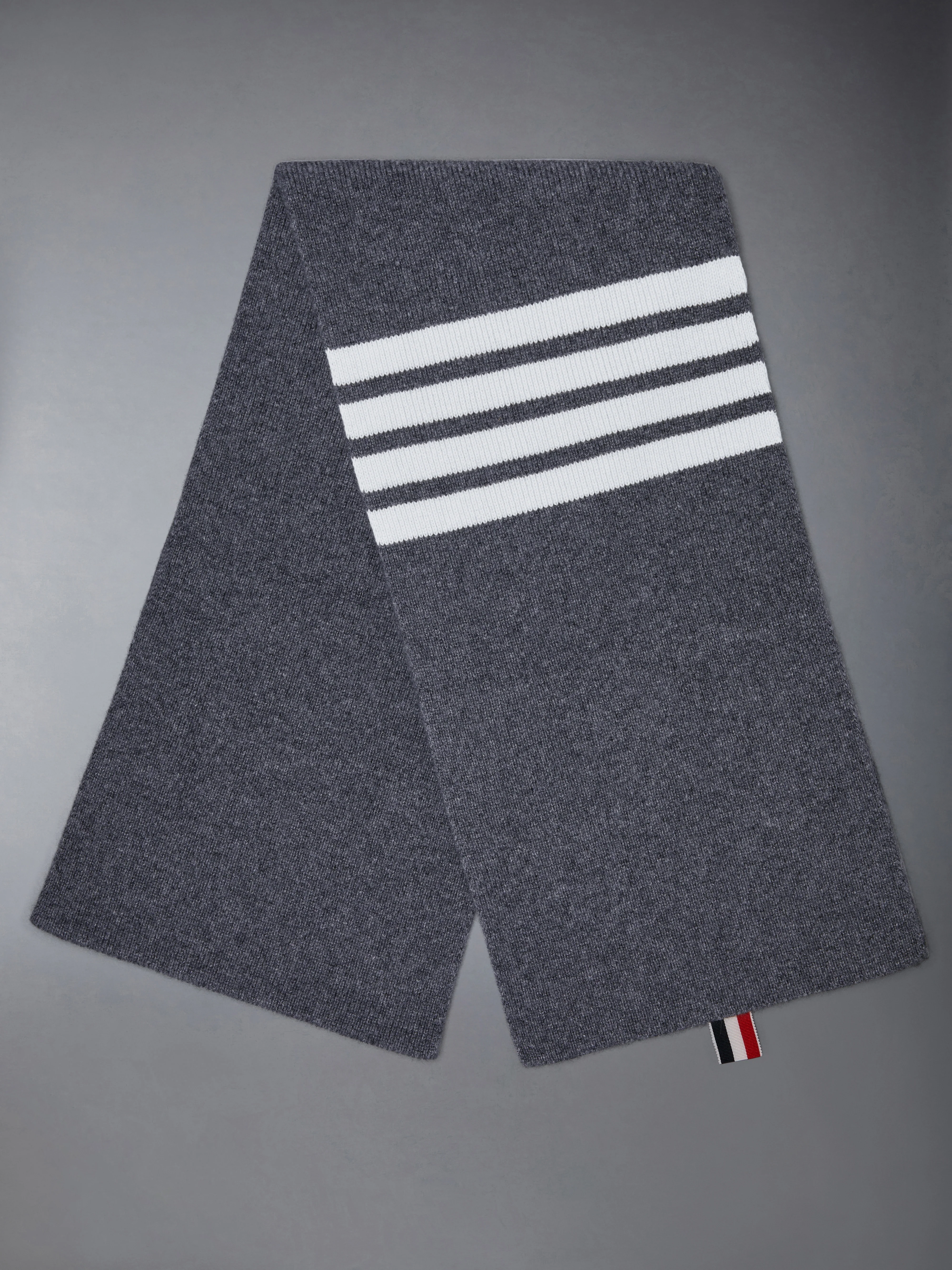 CASHMERE RIB 4-BAR SCARF - Image 2