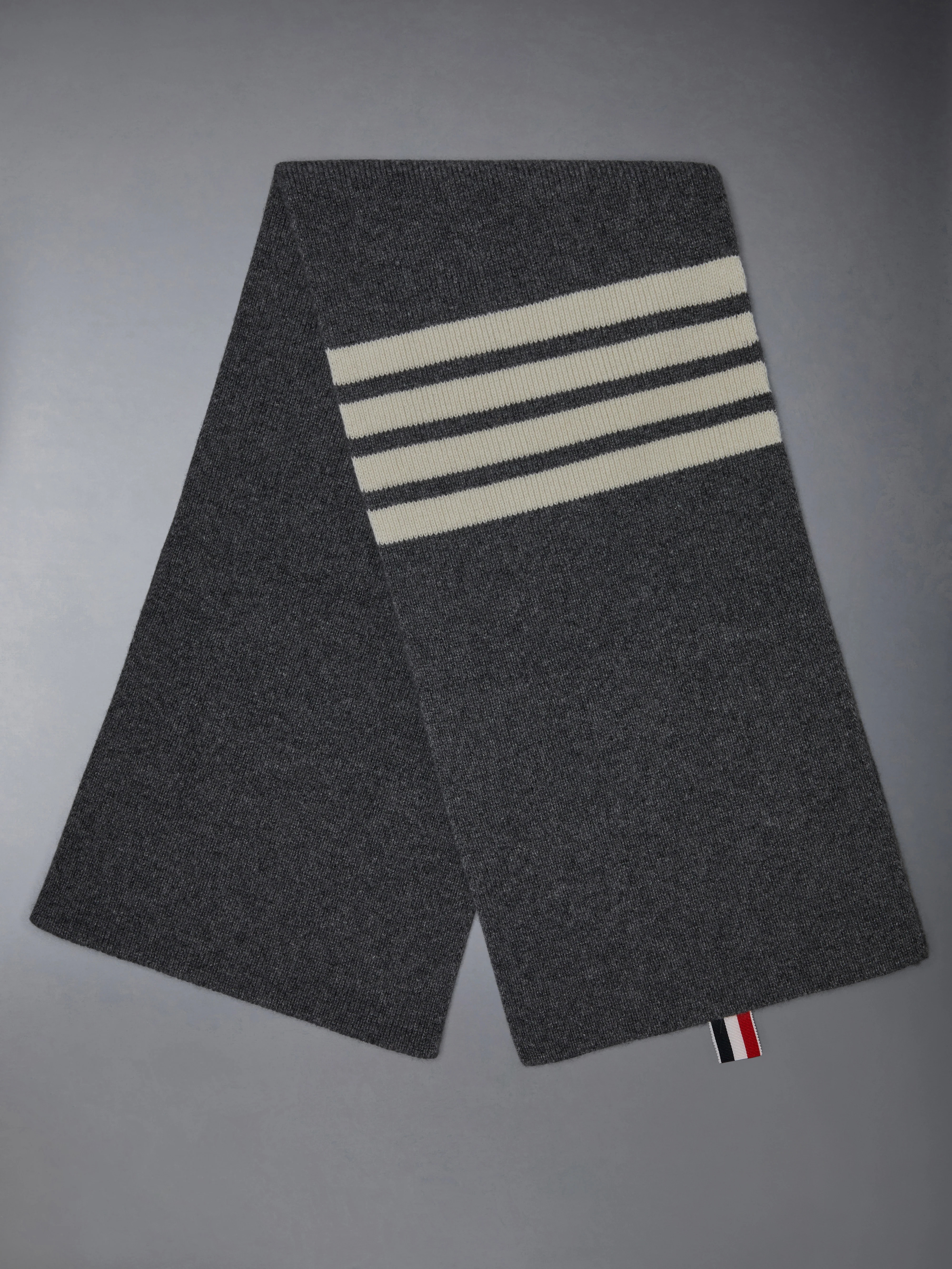CASHMERE RIB 4-BAR SCARF - Image 2