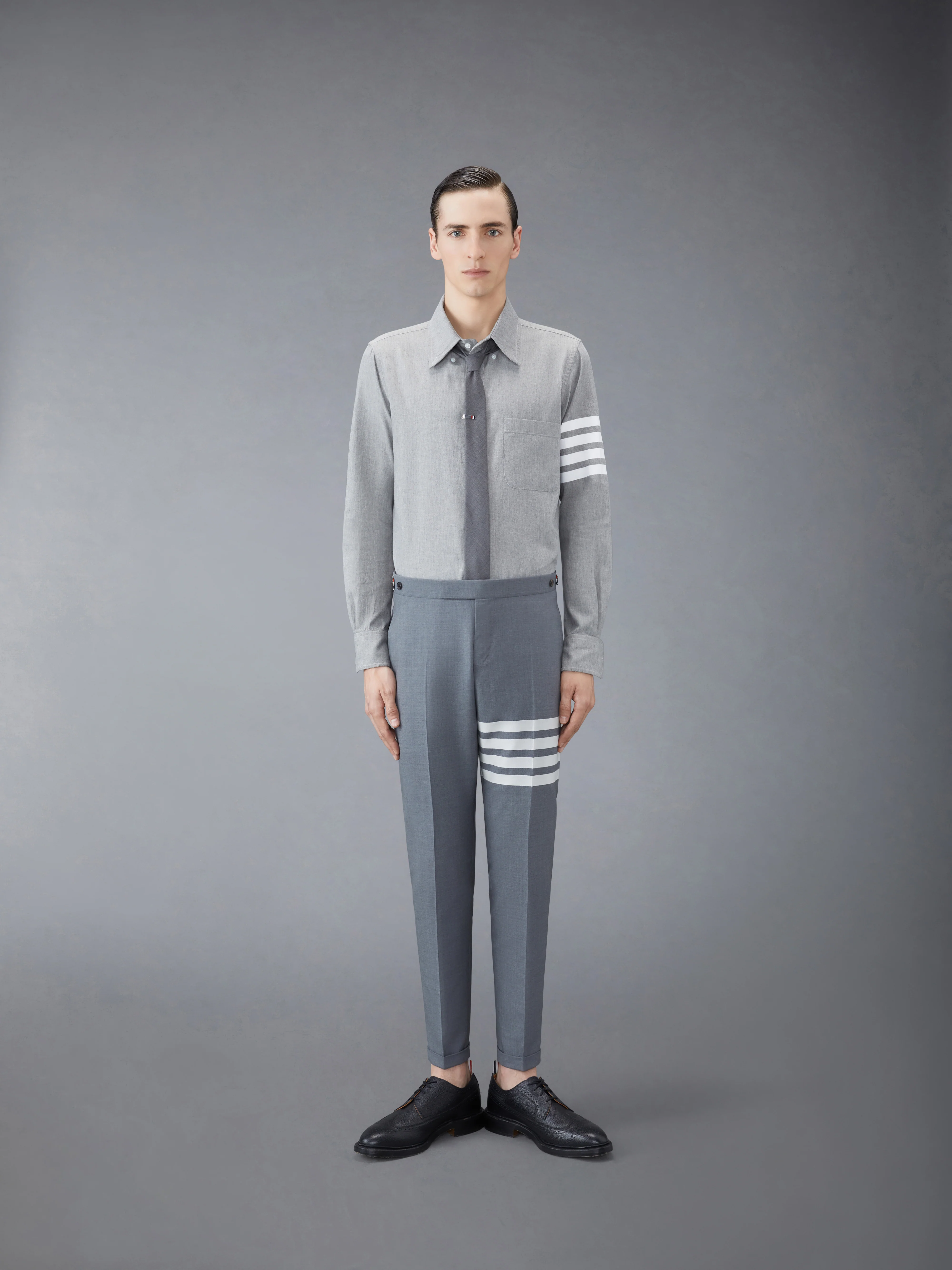 CHAMBRAY 4-BAR SHIRT - Image 4