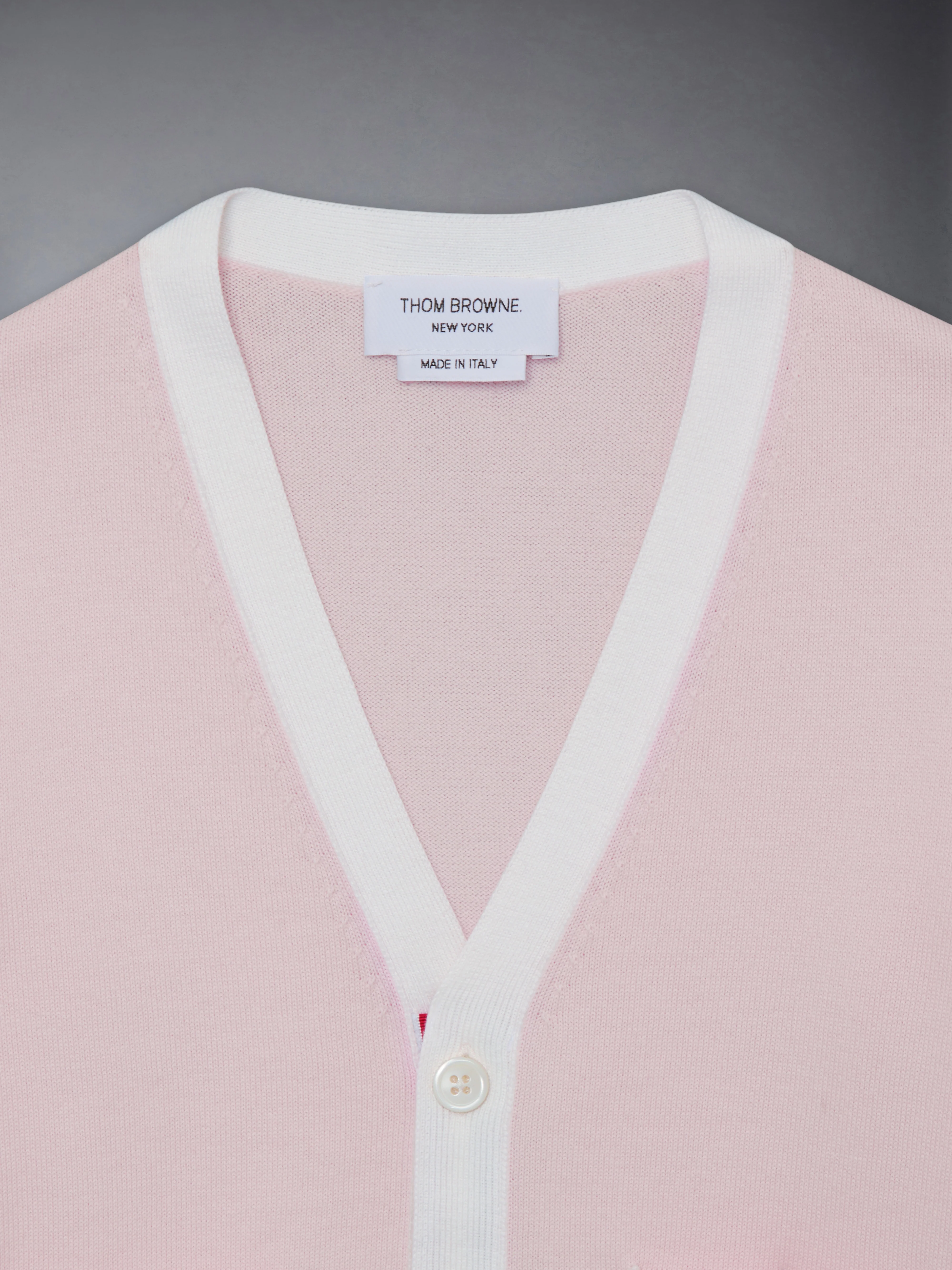 CHILDREN'S COTTON CLASSIC V NECK CARDIGAN - Image 7