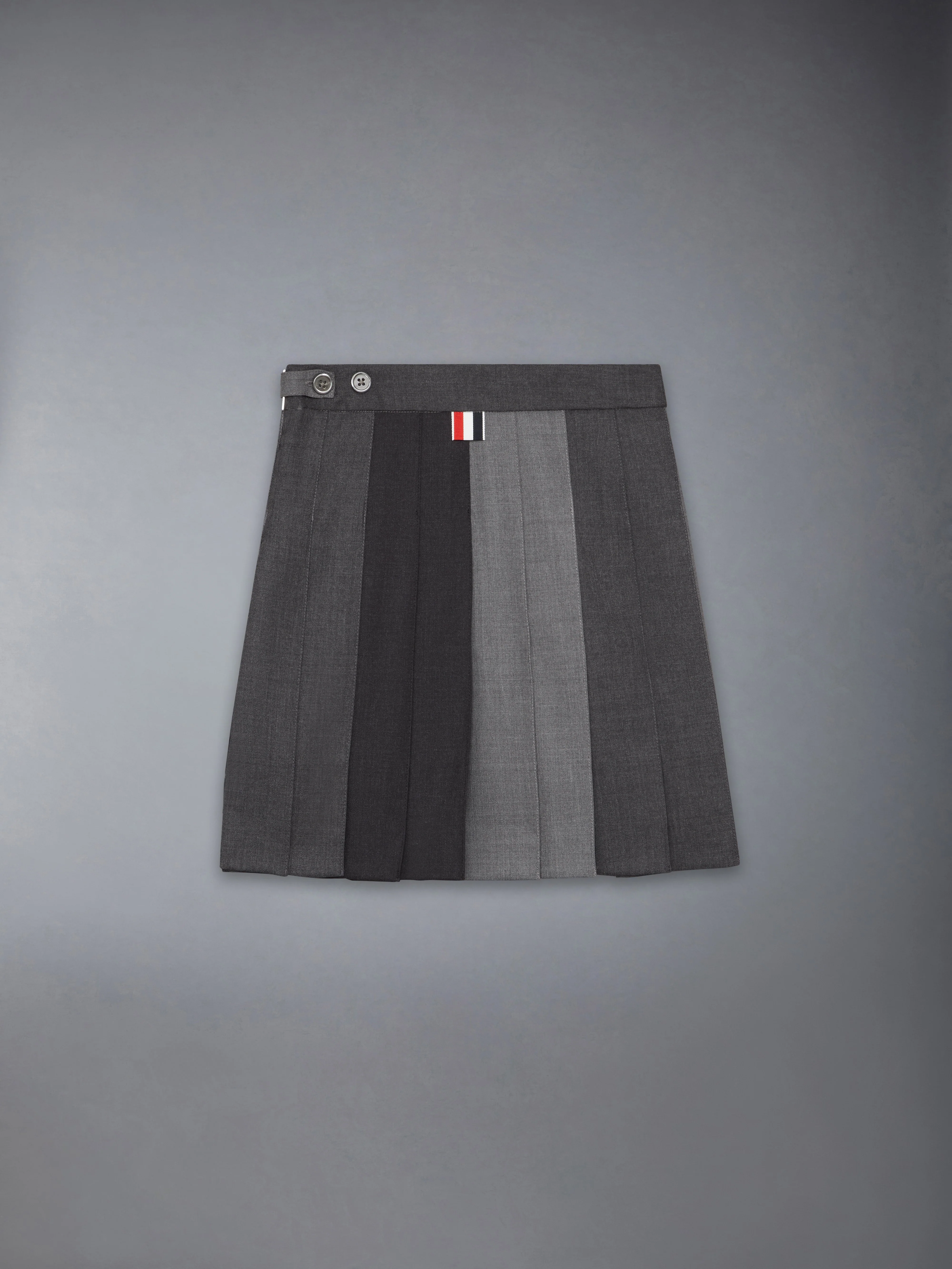 CHILDREN'S FUNMIX TWILL PLEATED MINI SKIRT - Image 2