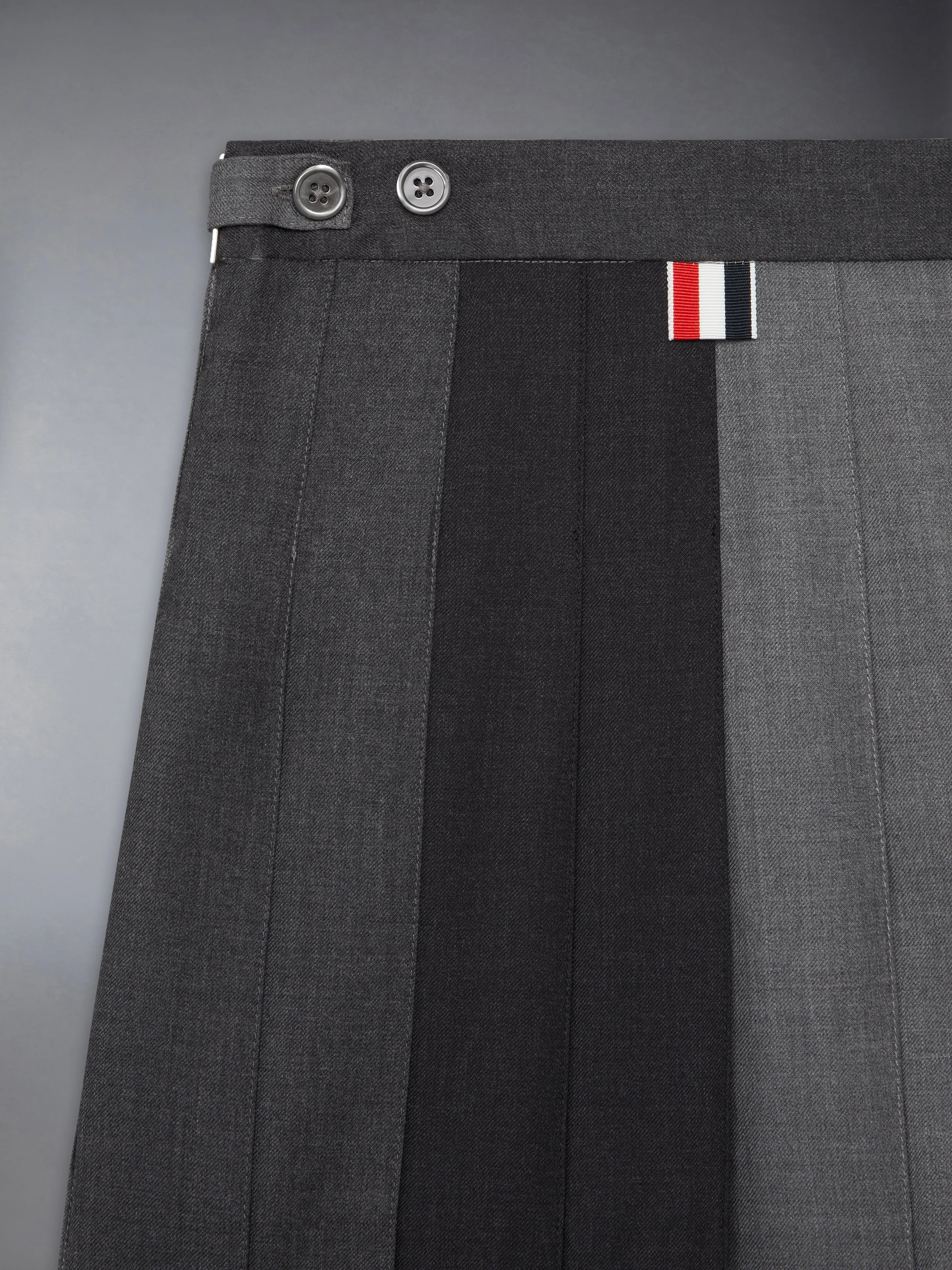 CHILDREN'S FUNMIX TWILL PLEATED MINI SKIRT - Image 3