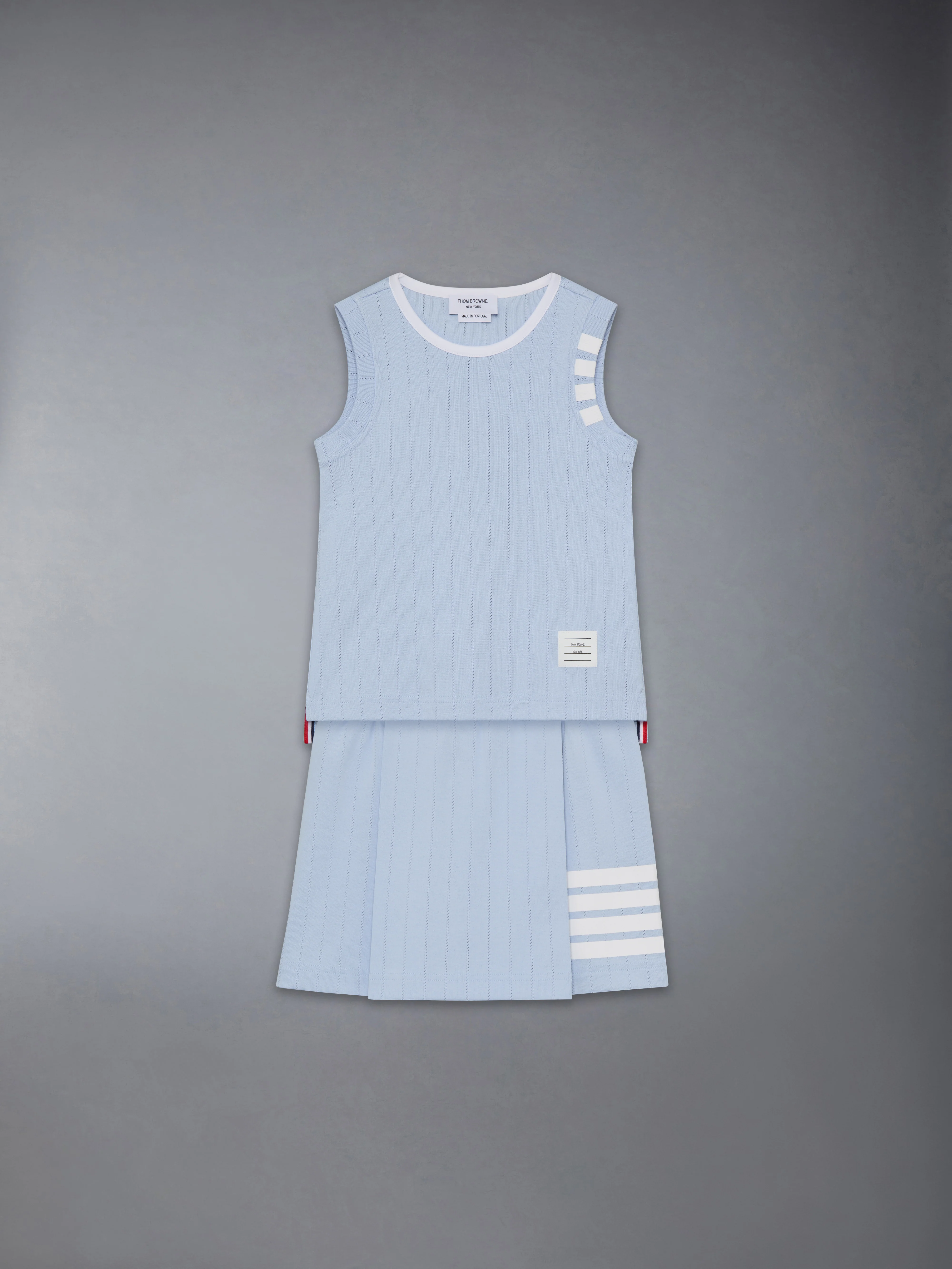 CHILDREN'S POINTELLE RINGER TANK TOP - Image 2