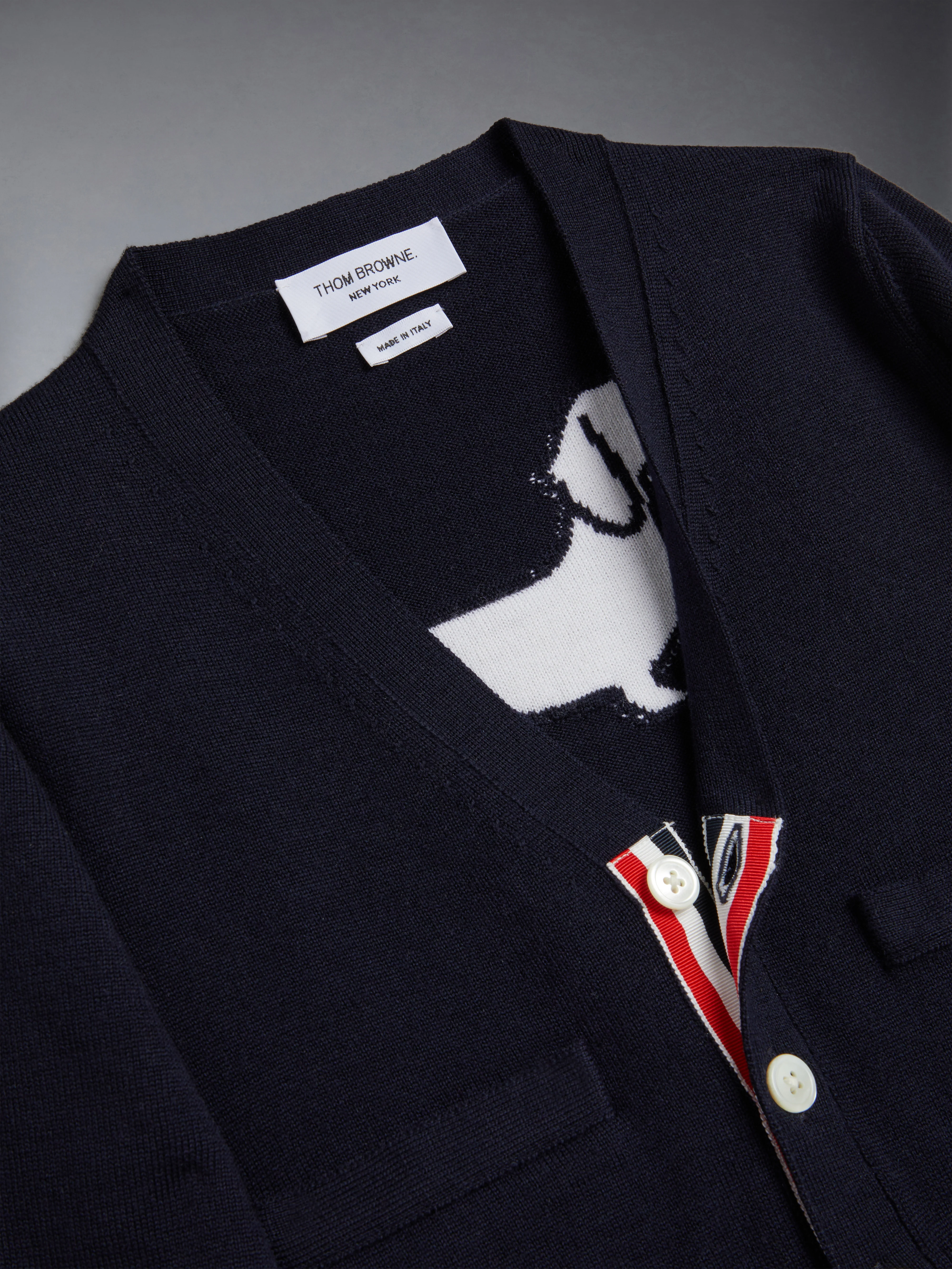 CHILDREN'S WOOL CASHMERE 4-BAR HECTOR CARDIGAN - Image 3