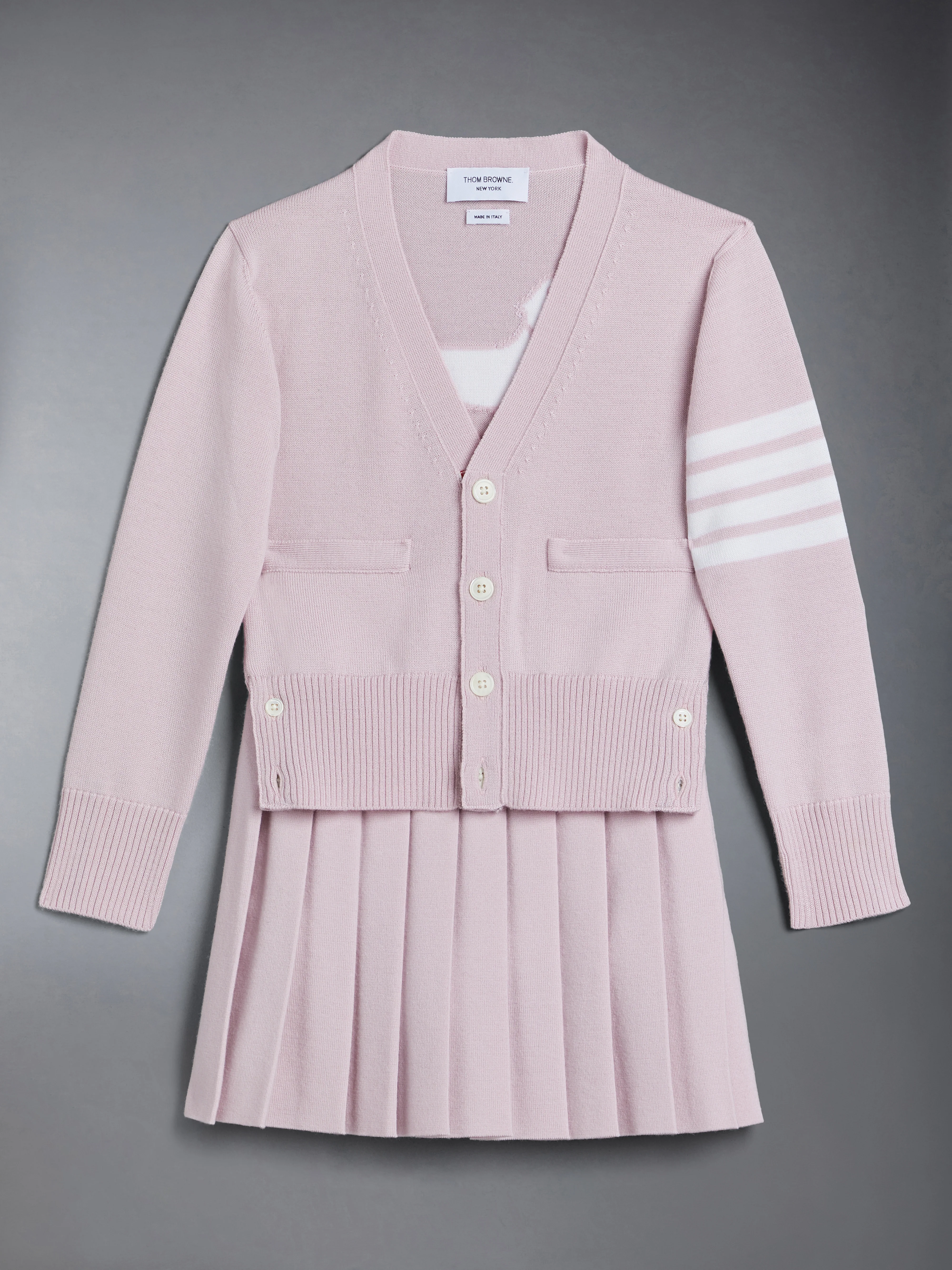 CHILDREN'S WOOL CASHMERE 4-BAR HECTOR CARDIGAN - Image 6