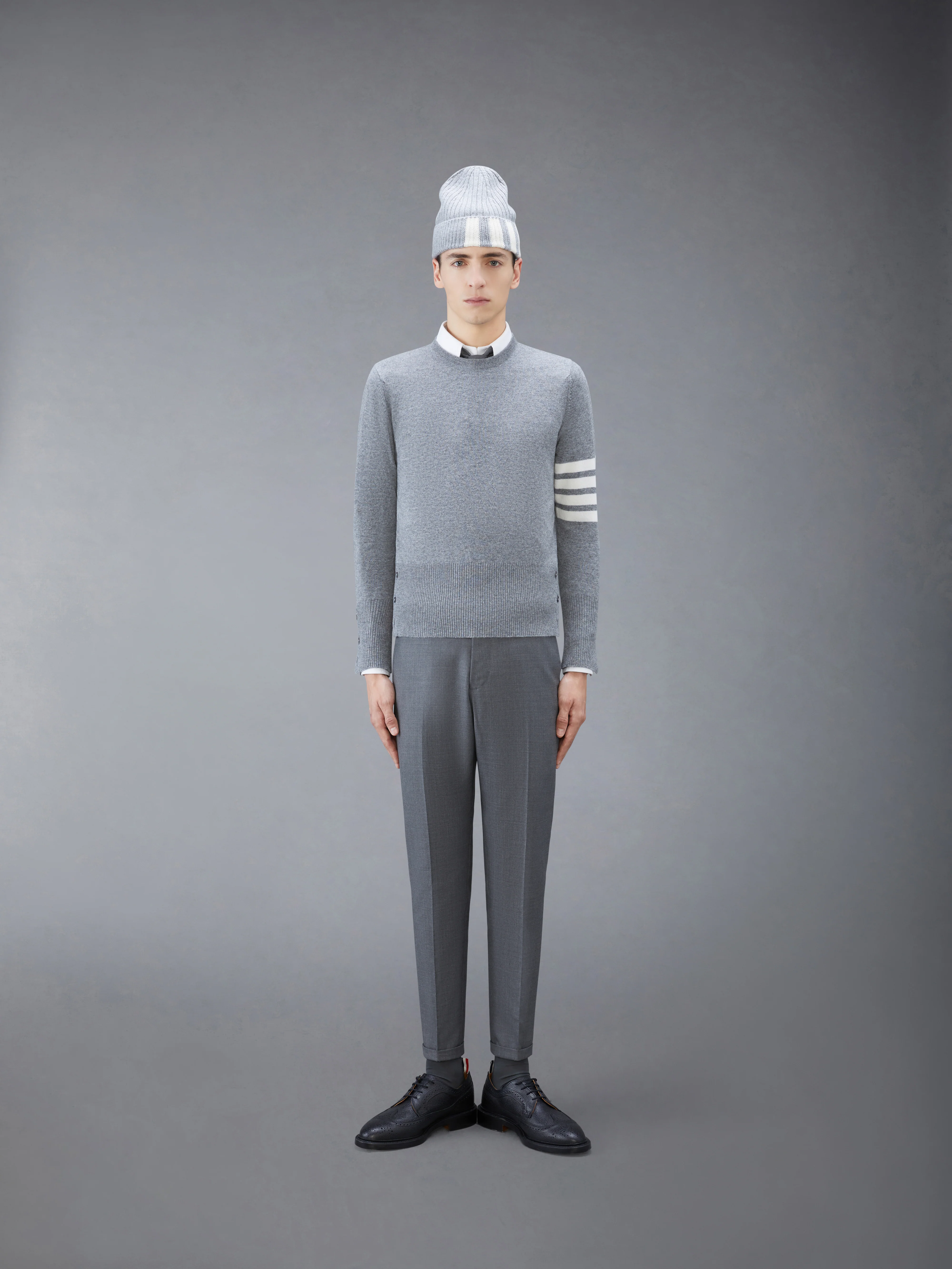 CLASSIC CASHMERE 4-BAR PULLOVER - Image 3