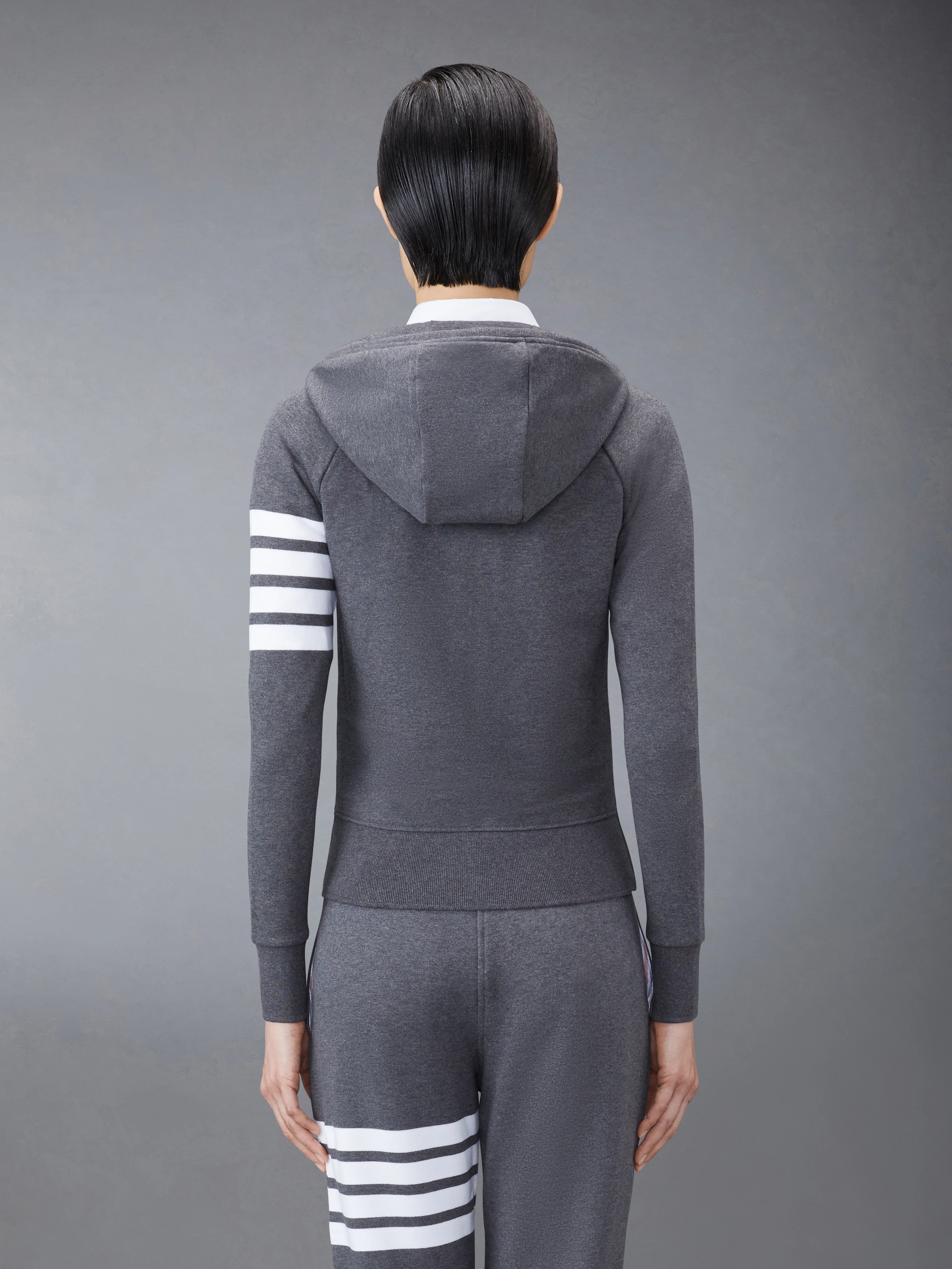CLASSIC LOOPBACK 4-BAR ZIP HOODIE - Image 2
