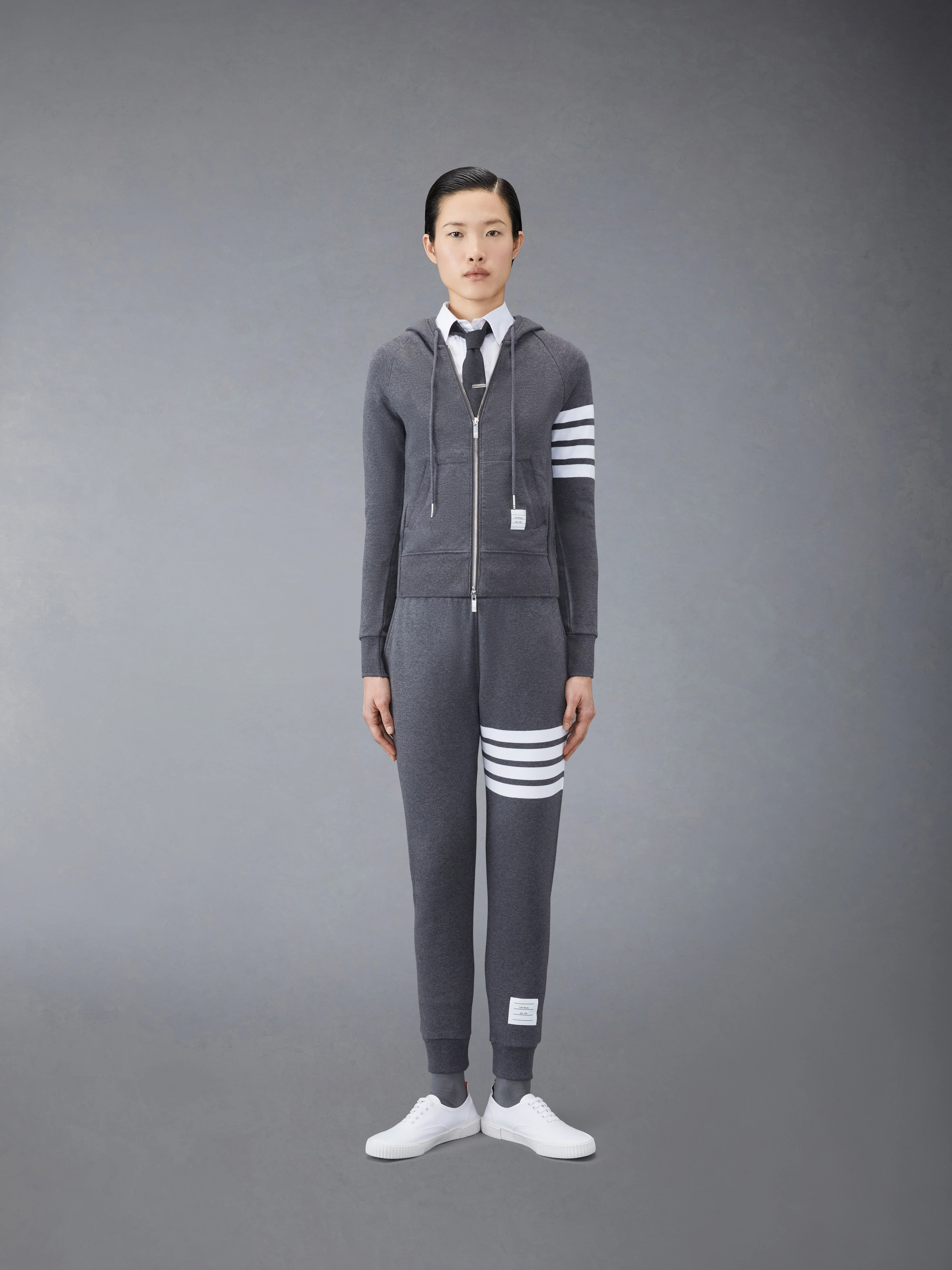 CLASSIC LOOPBACK 4-BAR ZIP HOODIE - Image 3