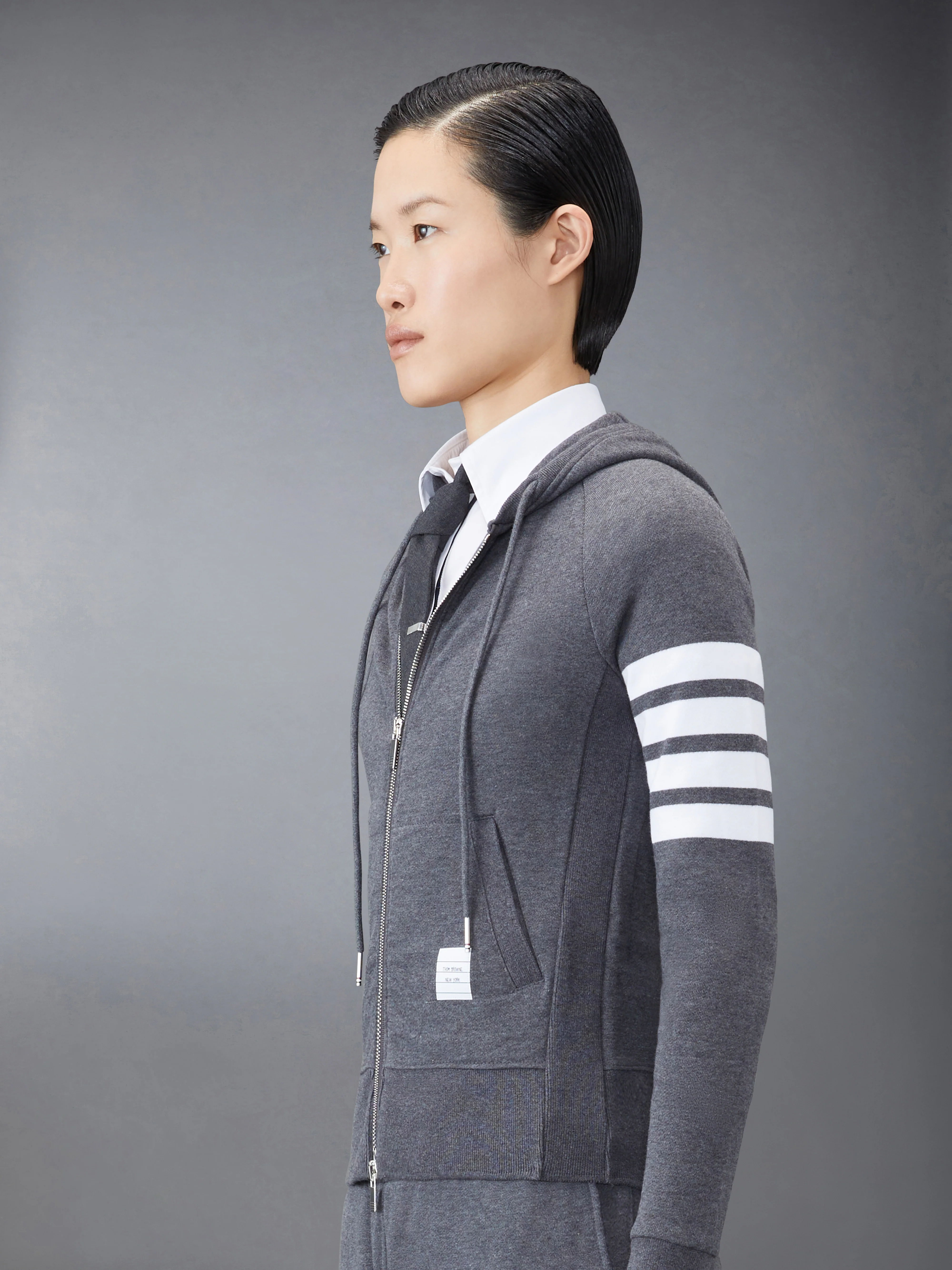 CLASSIC LOOPBACK 4-BAR ZIP HOODIE - Image 4