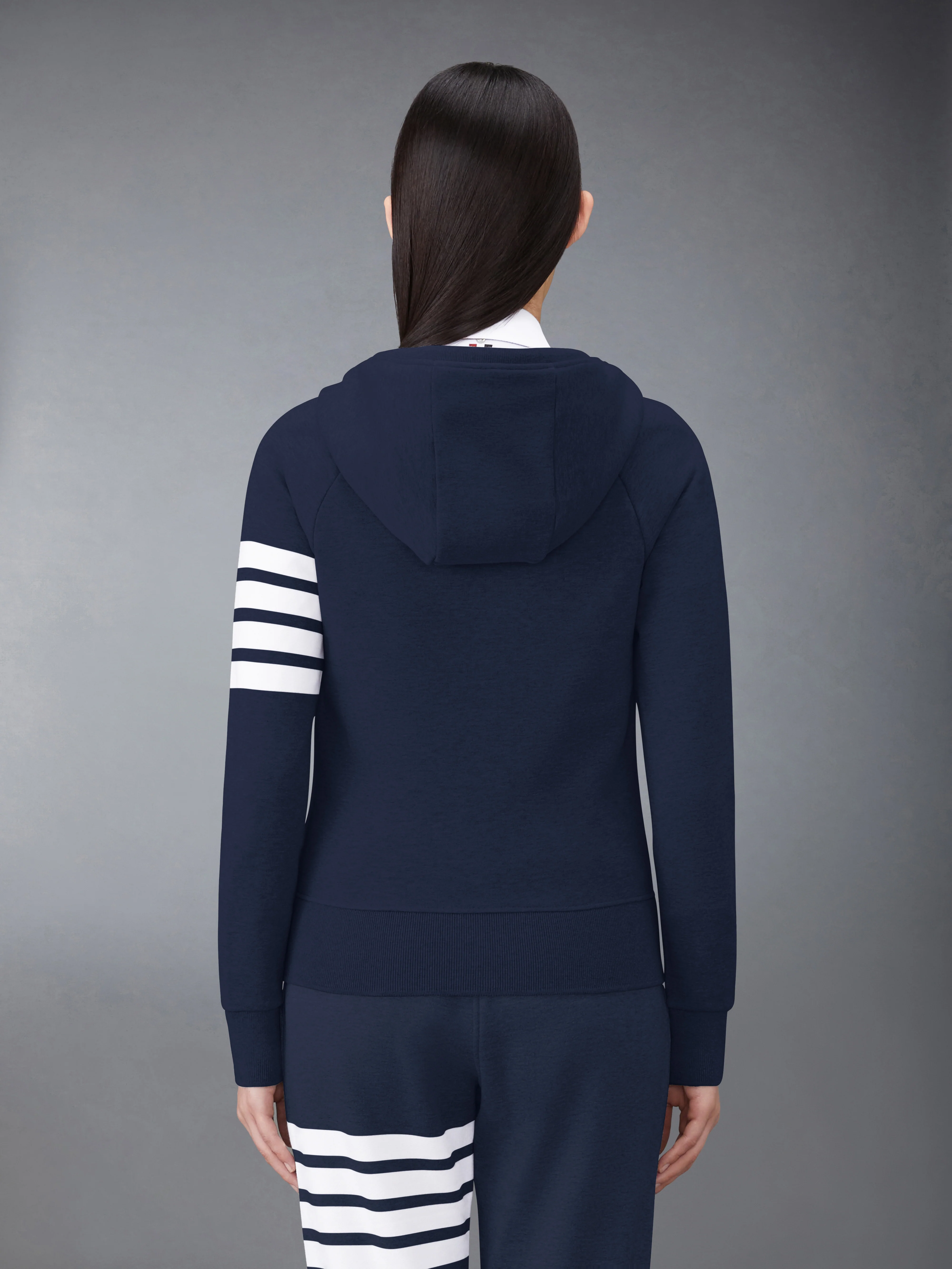 CLASSIC LOOPBACK 4-BAR ZIP HOODIE - Image 3