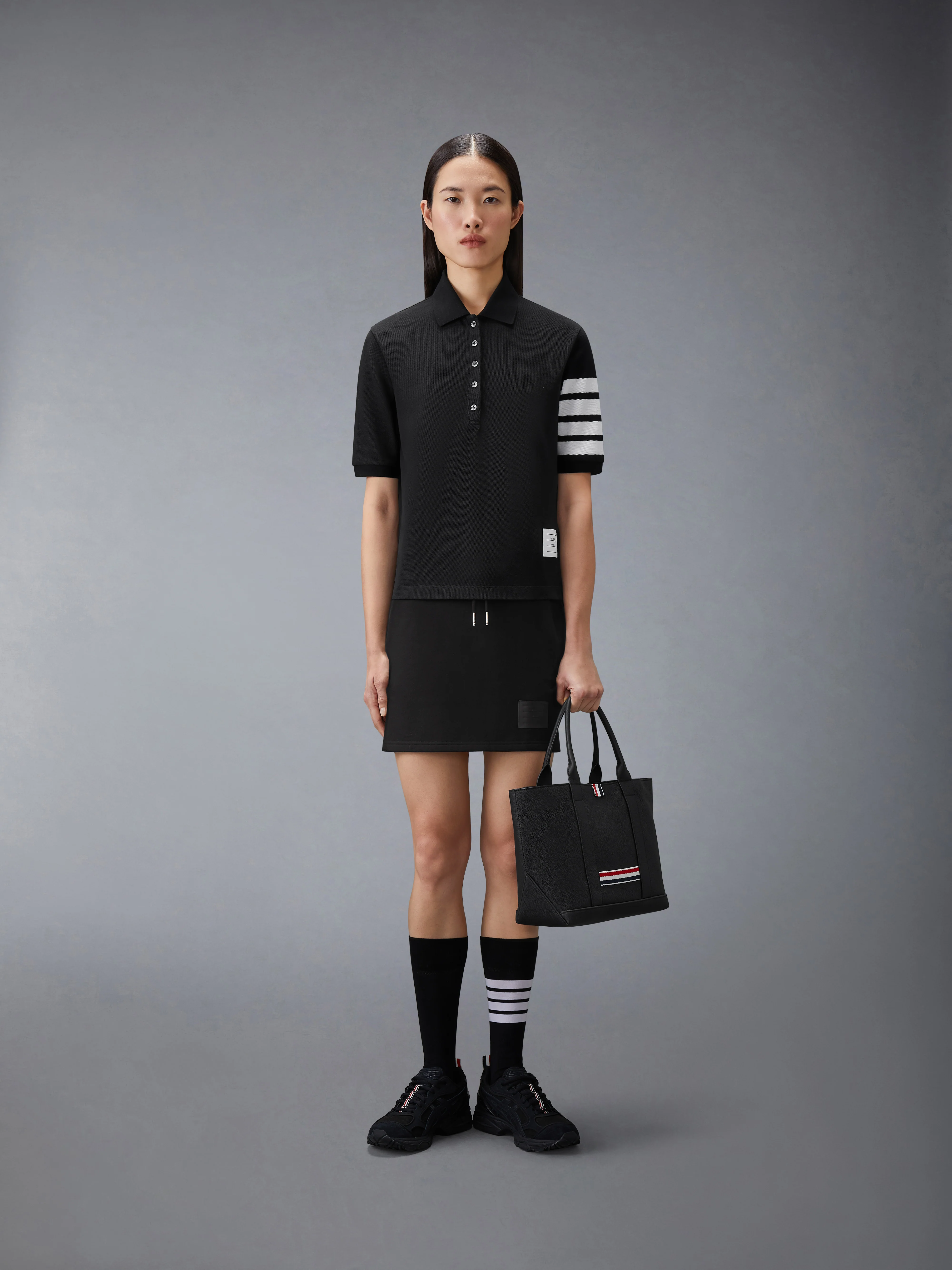 CLASSIC LOOPBACK JERSEY MINI SKIRT - Image 5