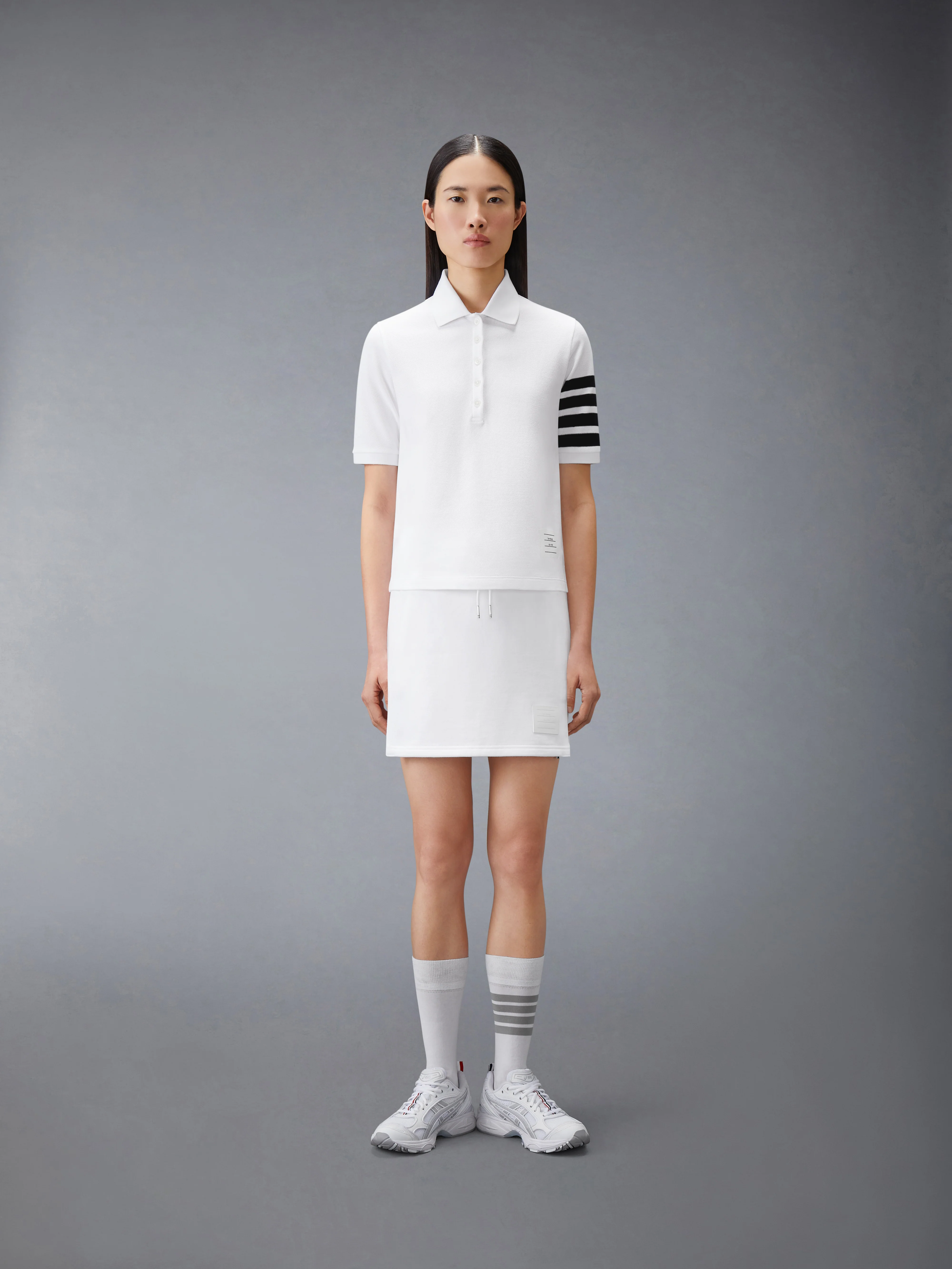 CLASSIC LOOPBACK JERSEY MINI SKIRT - Image 5
