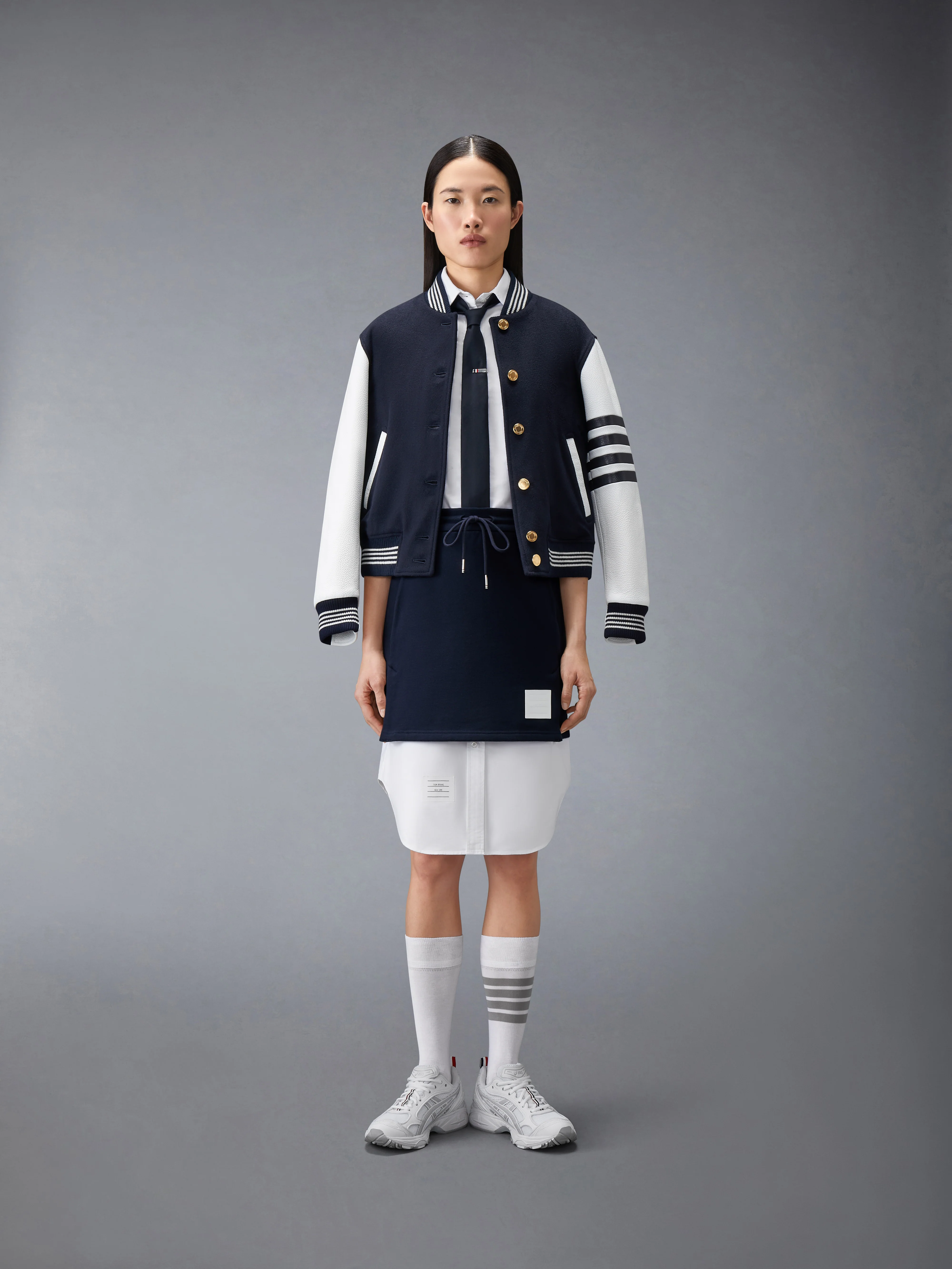 CLASSIC LOOPBACK JERSEY MINI SKIRT - Image 5