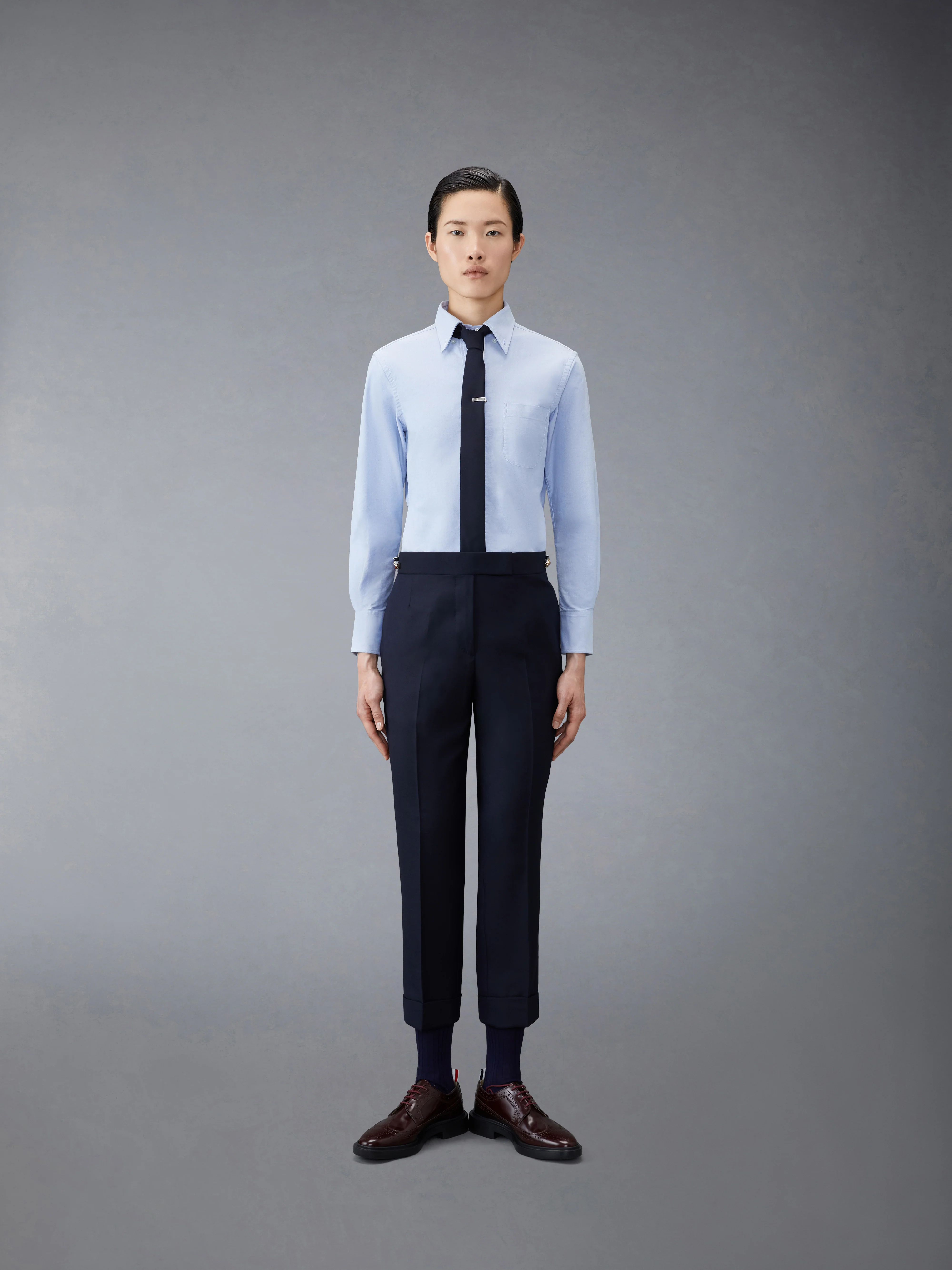 CLASSIC OXFORD GROSGRAIN PLACKET SHIRT - Image 4