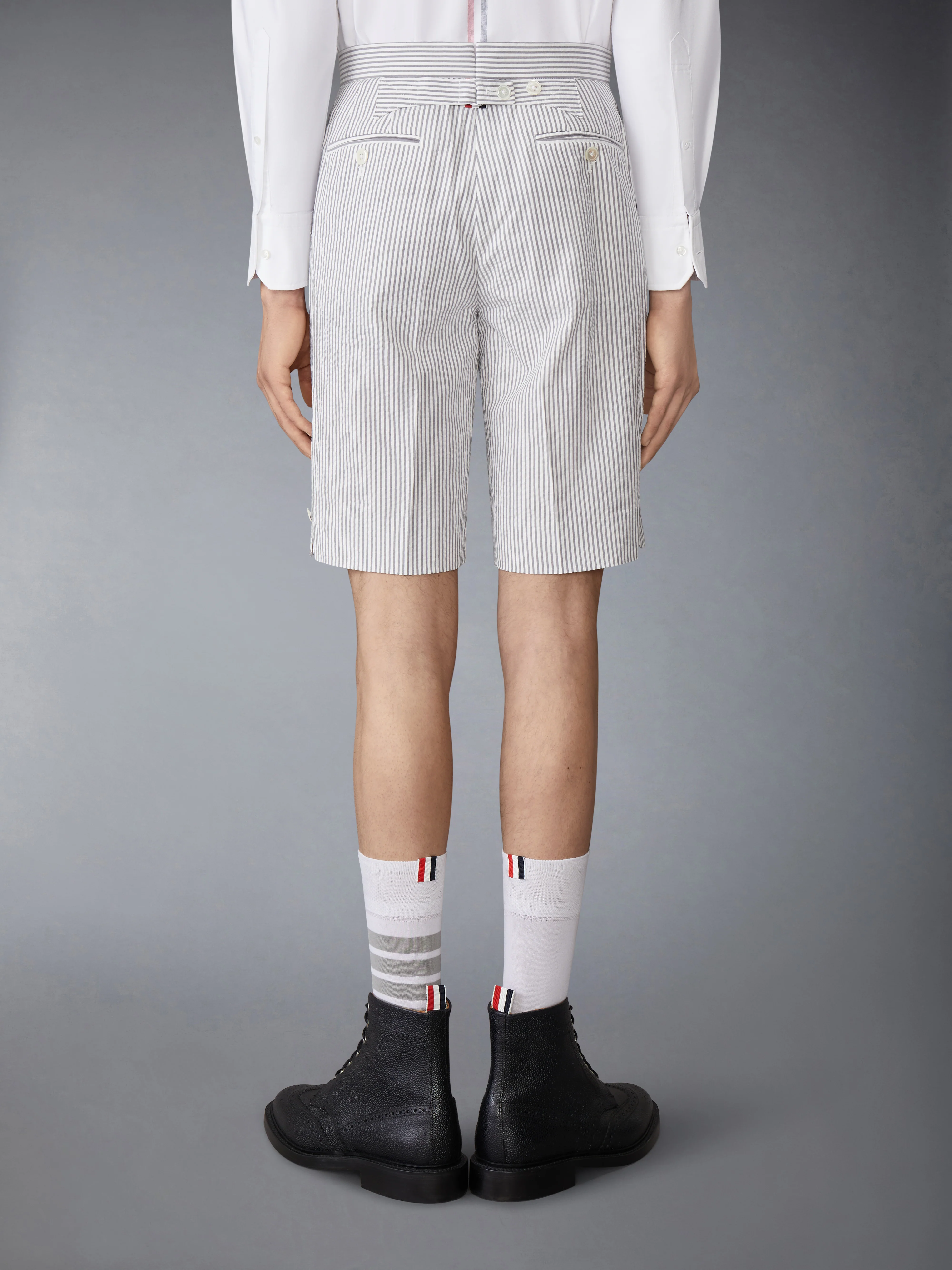 CLASSIC SEERSUCKER BACKSTRAP SHORTS - Image 2
