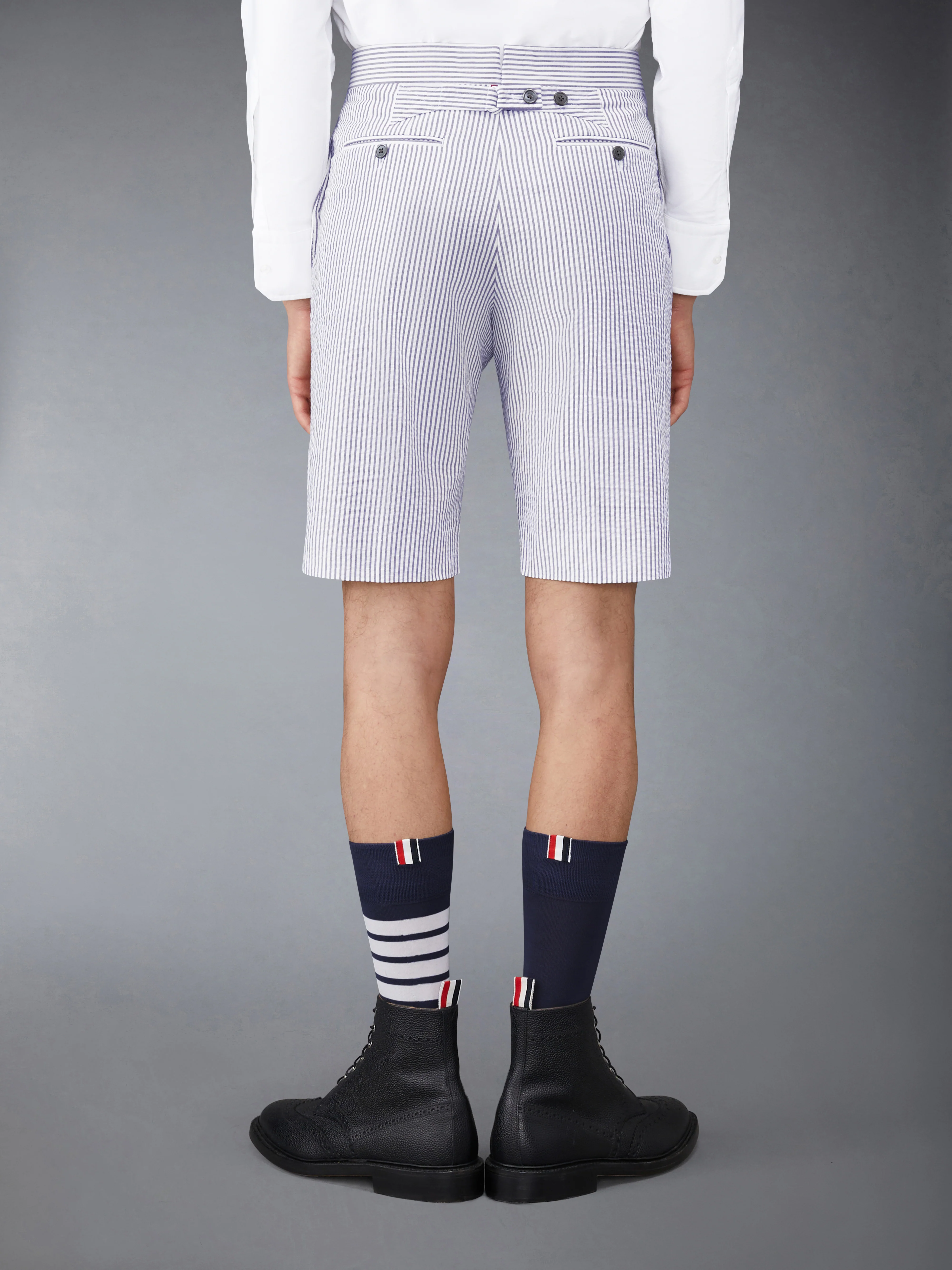 CLASSIC SEERSUCKER BACKSTRAP SHORTS - Image 2
