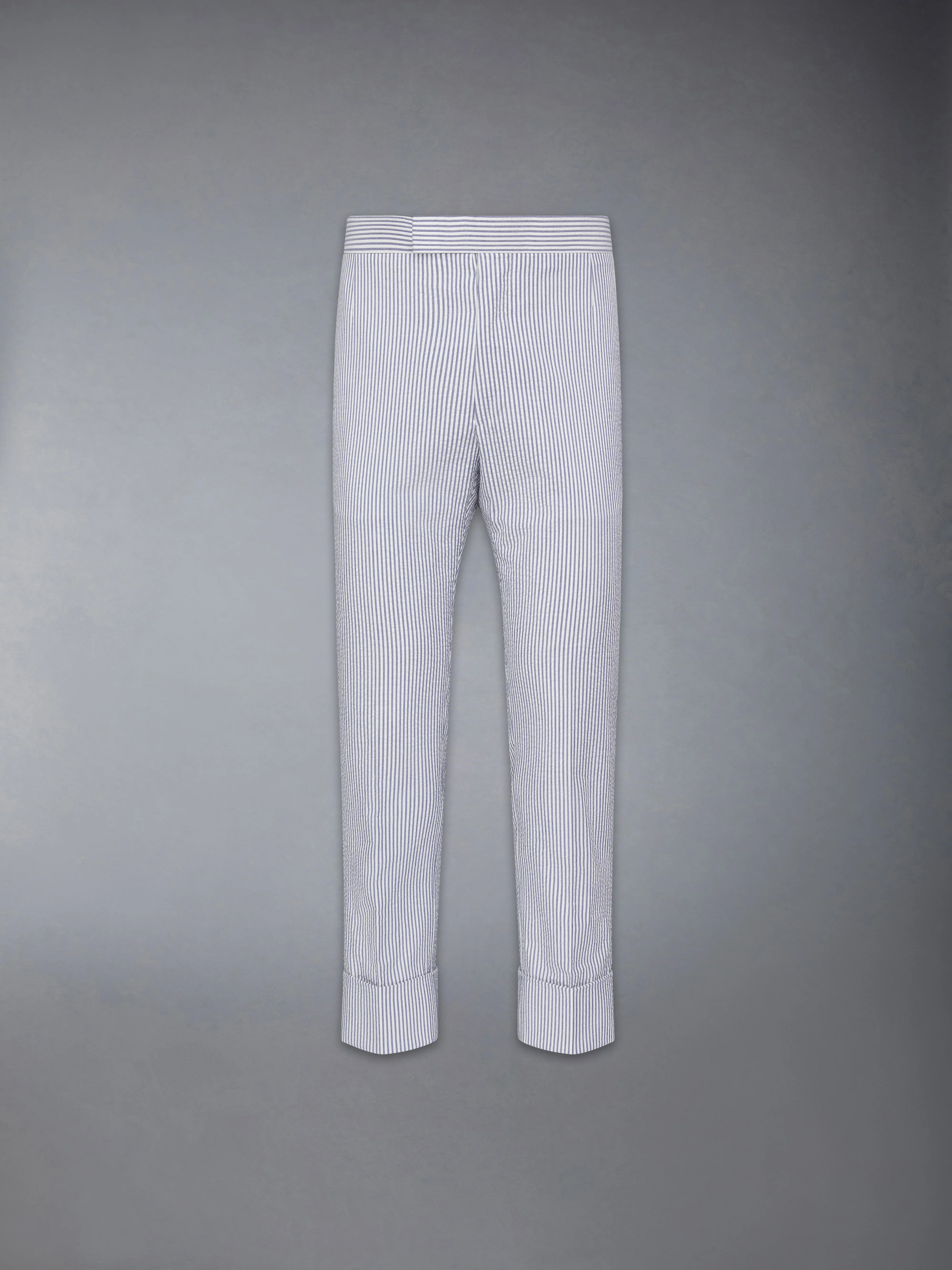 CLASSIC SEERSUCKER BACKSTRAP TROUSERS - Image 5