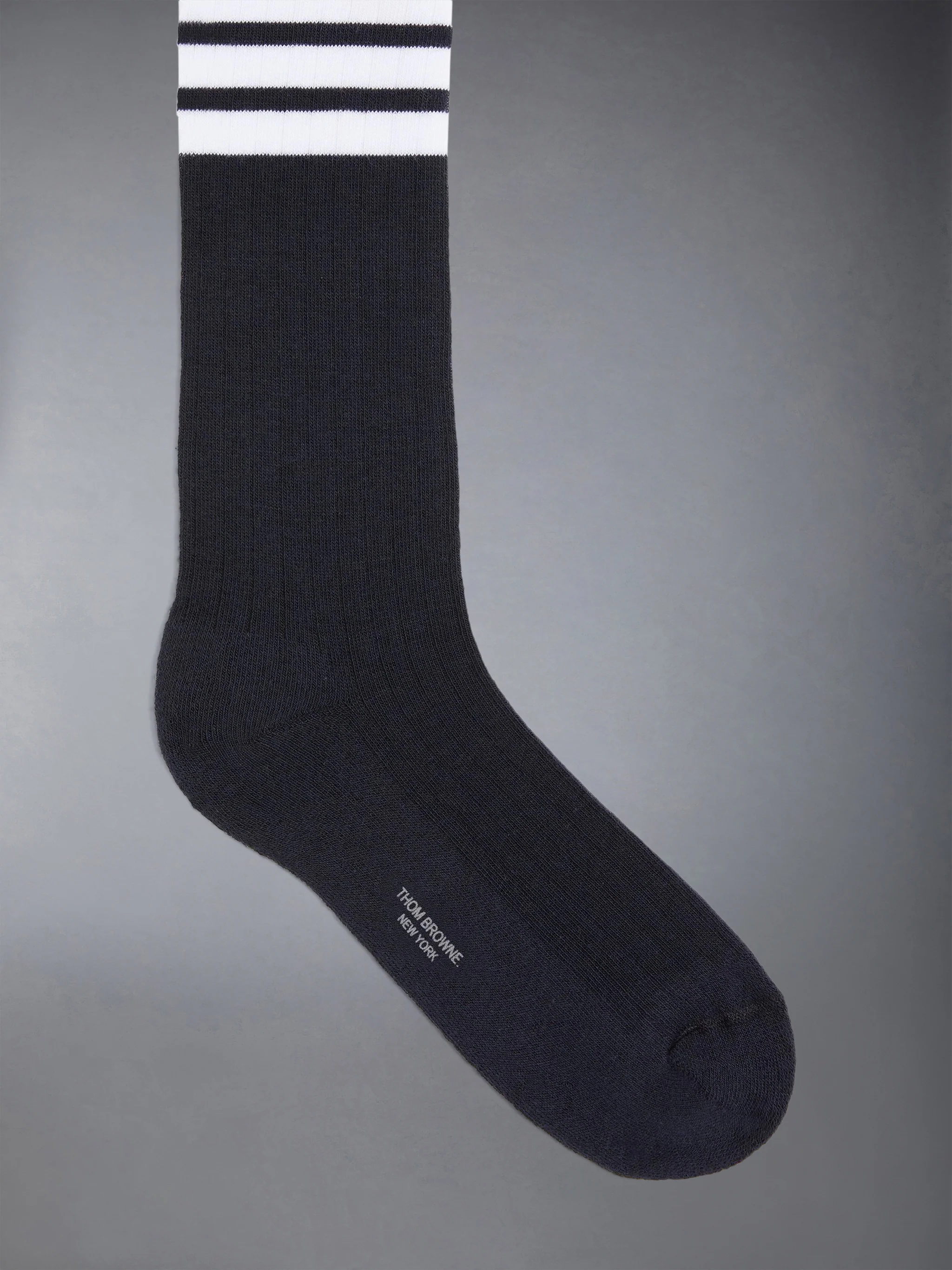 COTTON 4-BAR ATHLETIC MID CALF SOCKS - Image 2