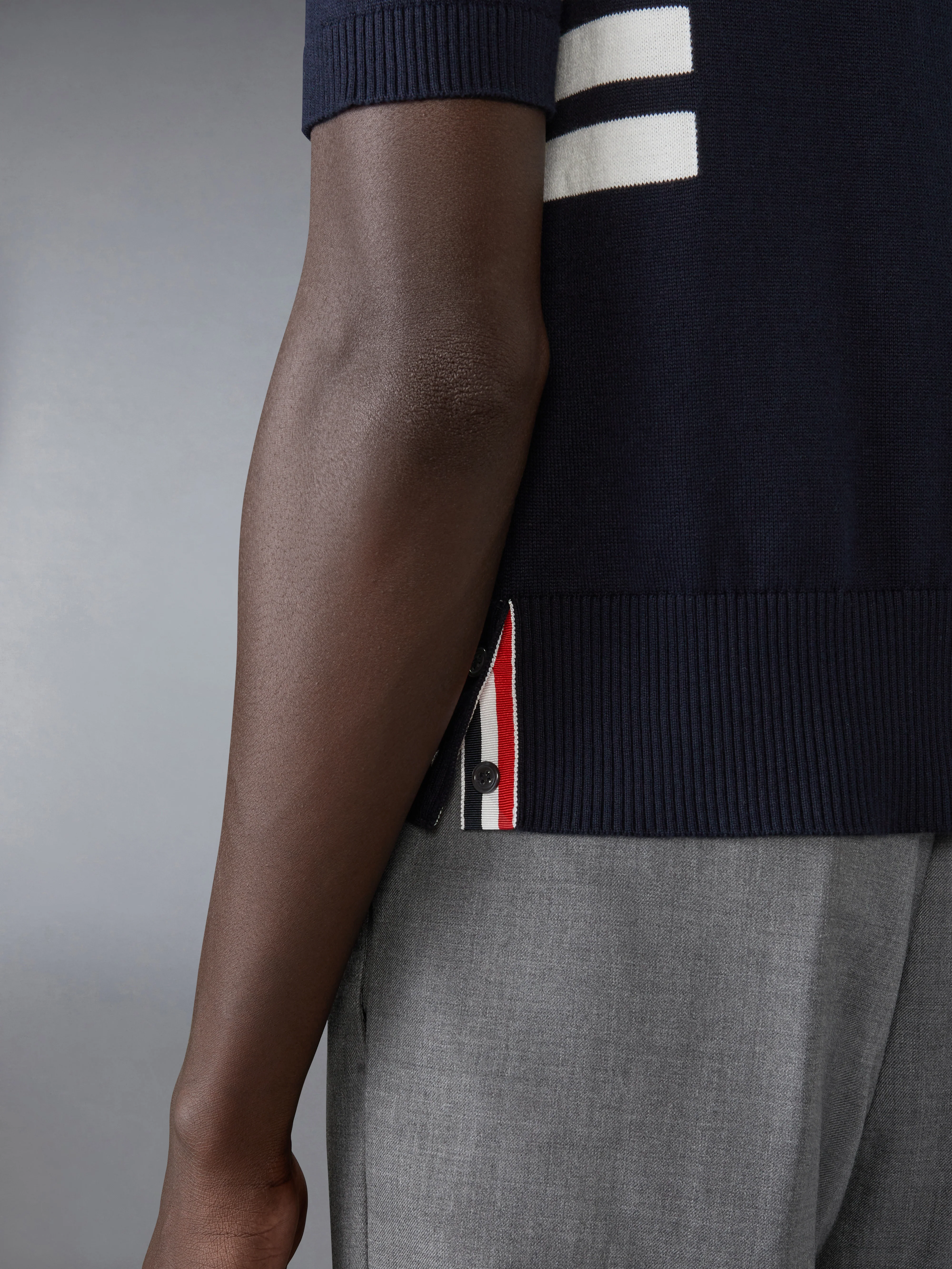 COTTON 4-BAR RELAXED FIT POLO - Image 5