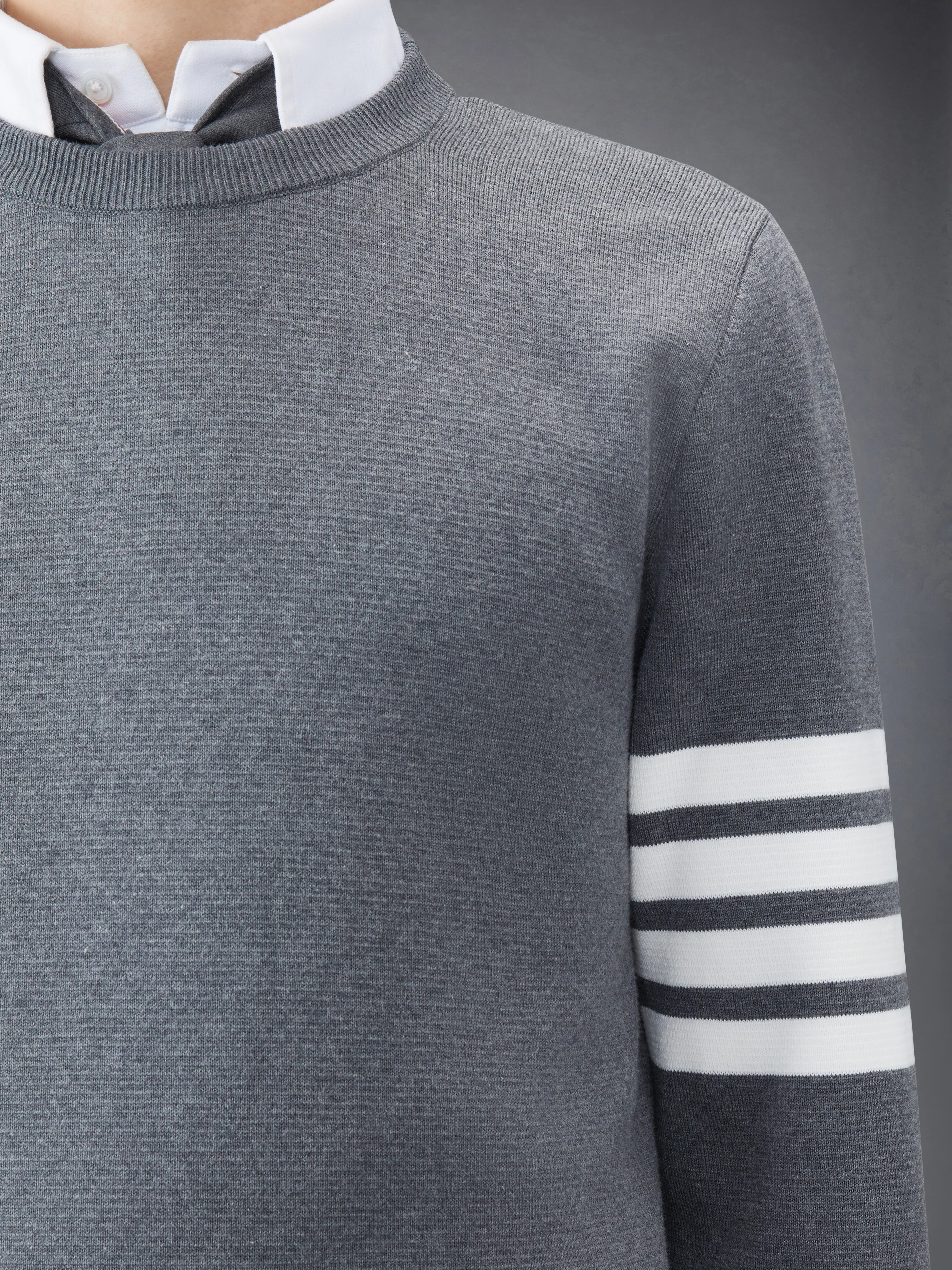 COTTON CREPE 4-BAR PULLOVER - Image 6