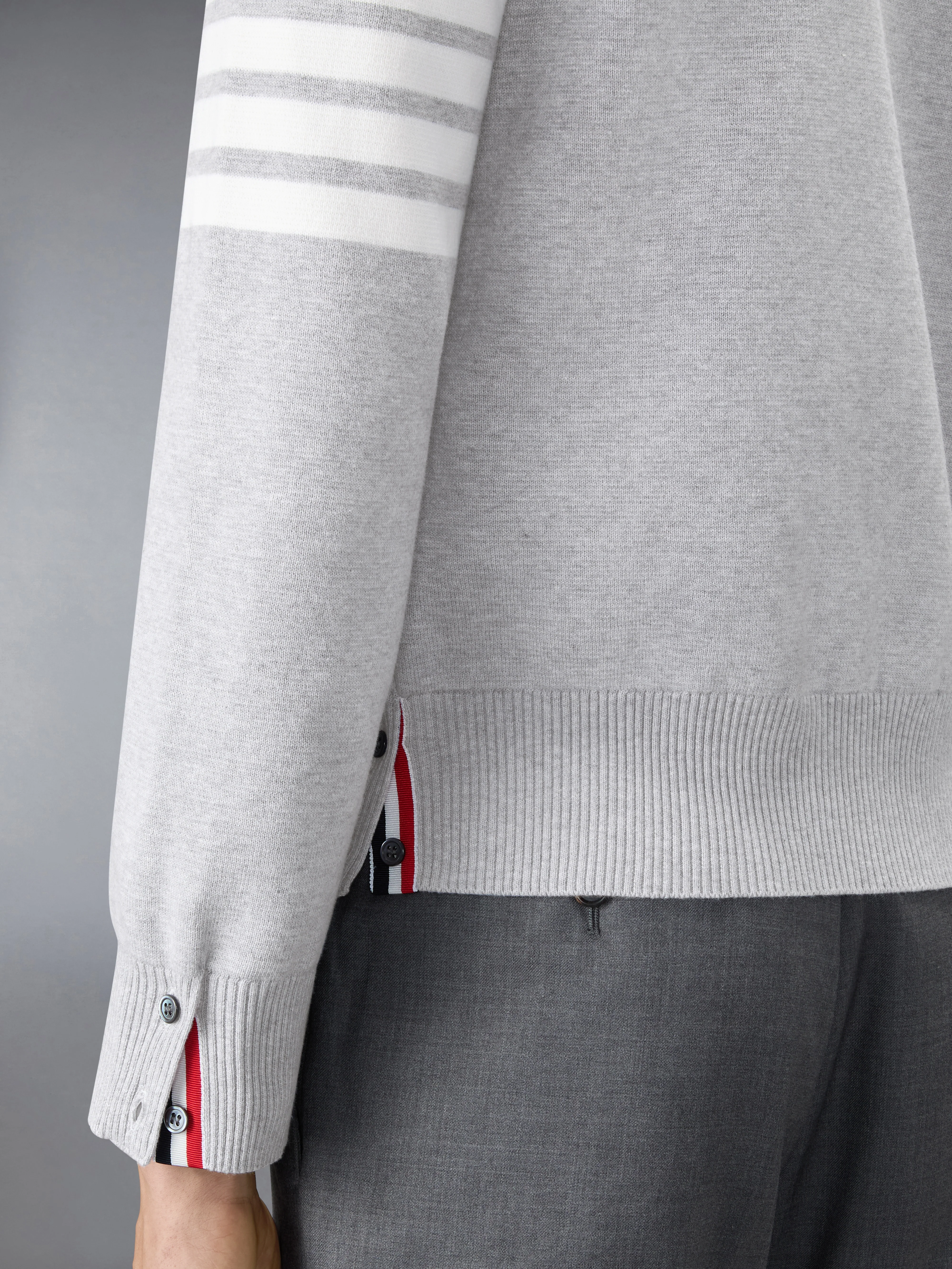 COTTON CREPE 4-BAR PULLOVER - Image 4