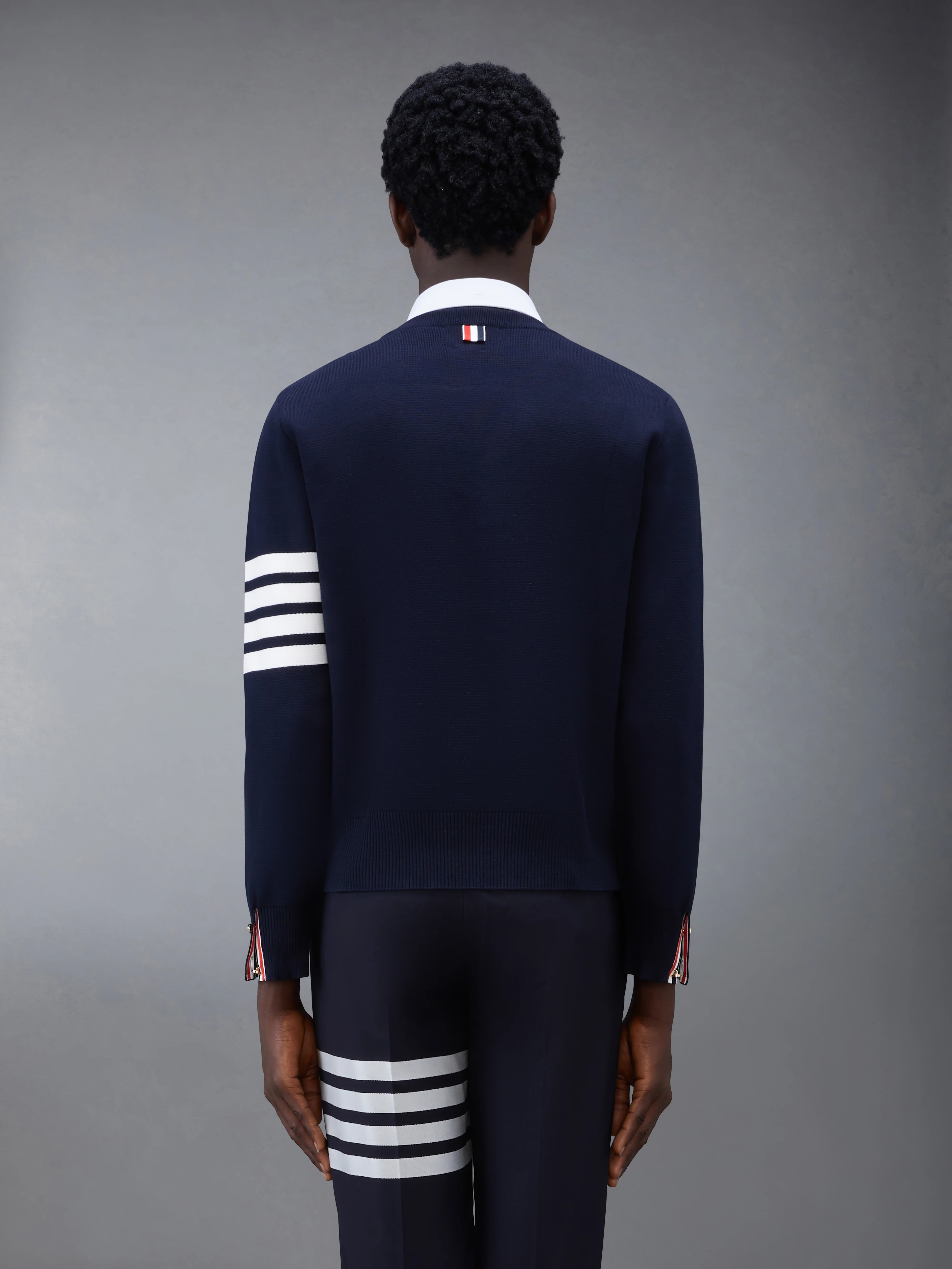 COTTON CREPE 4-BAR PULLOVER - Image 2