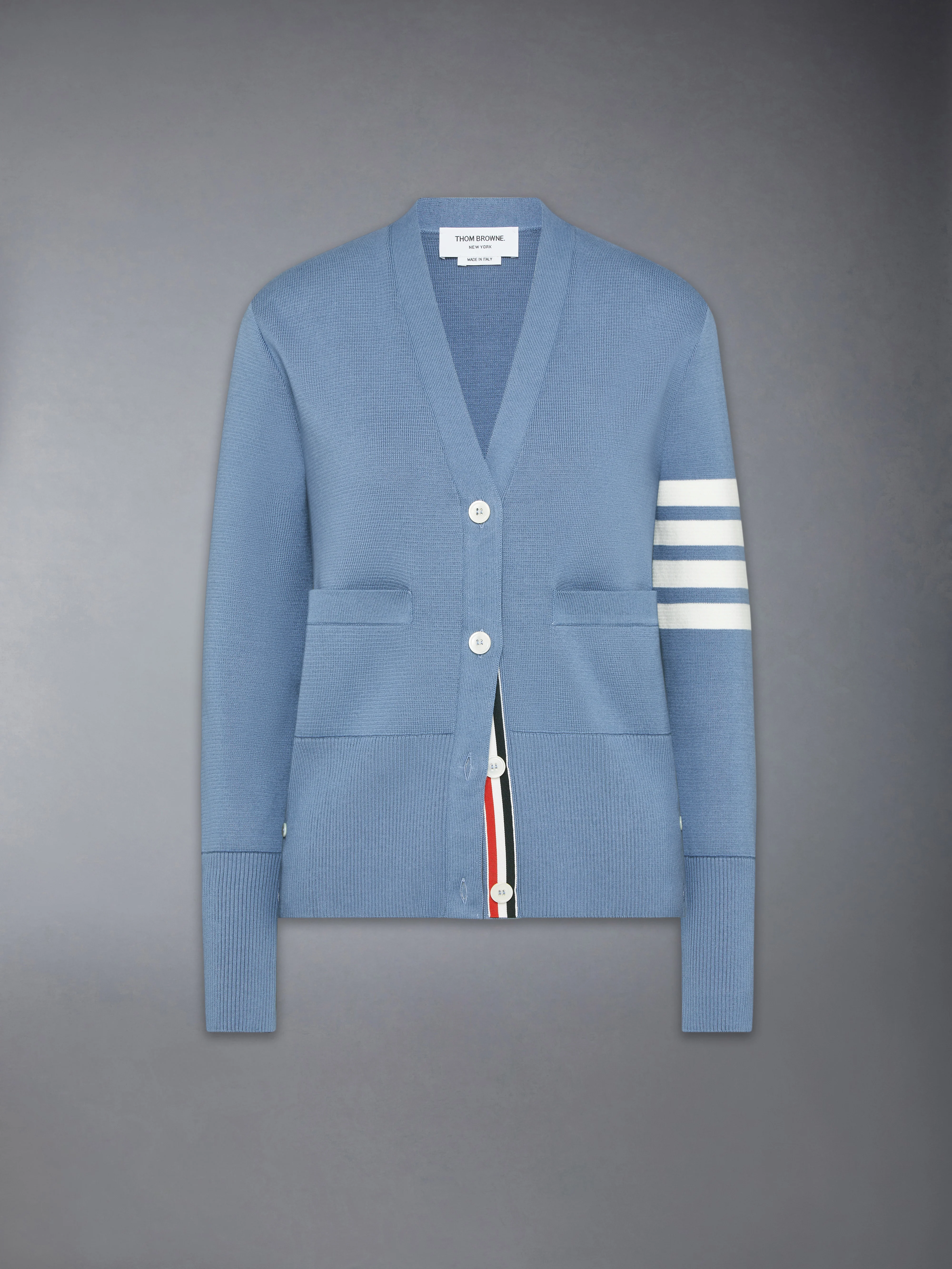 COTTON CREPE MILANO 4-BAR CARDIGAN - Image 6