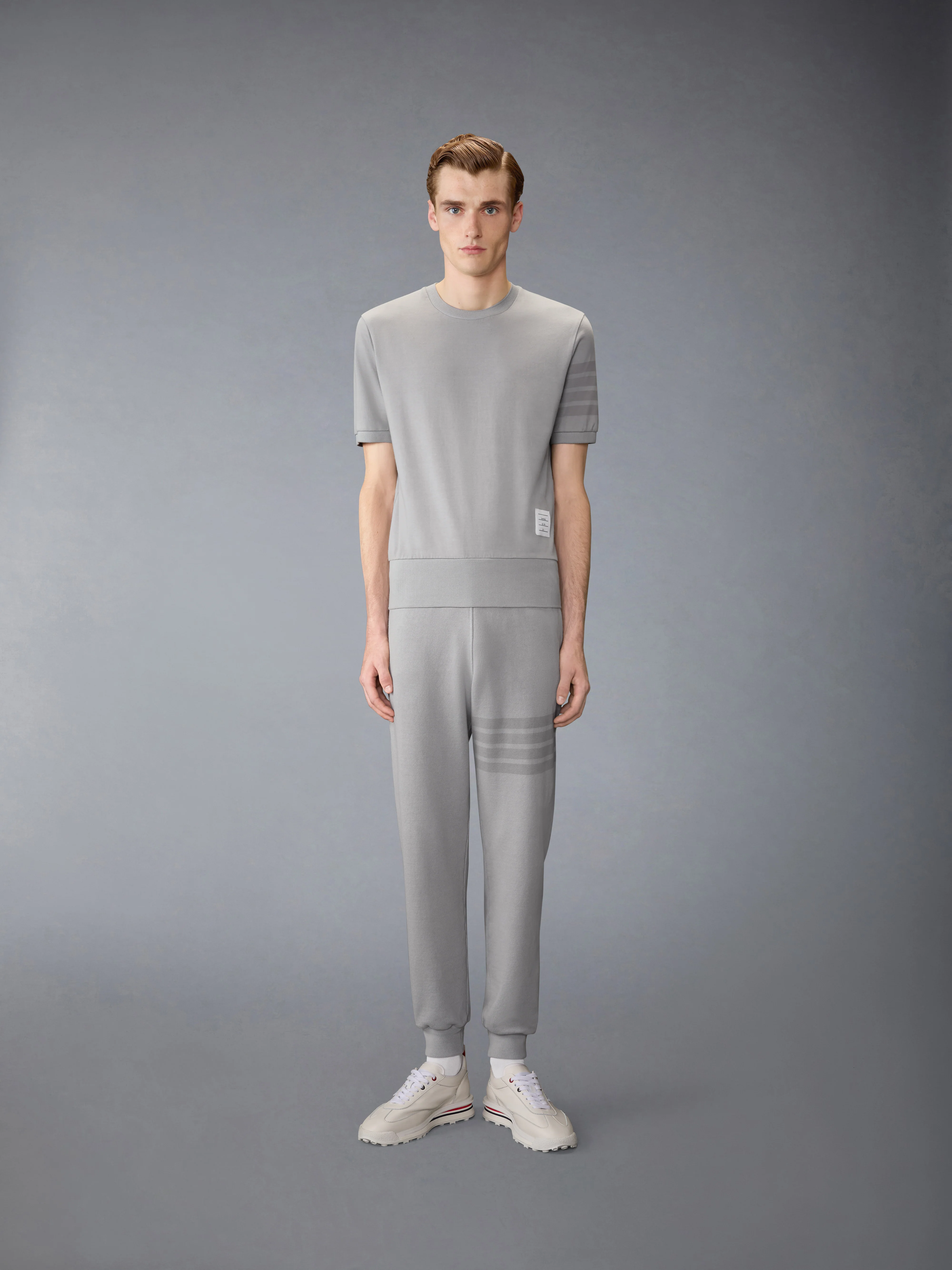 COTTON JERSEY 4-BAR TEE - Image 3
