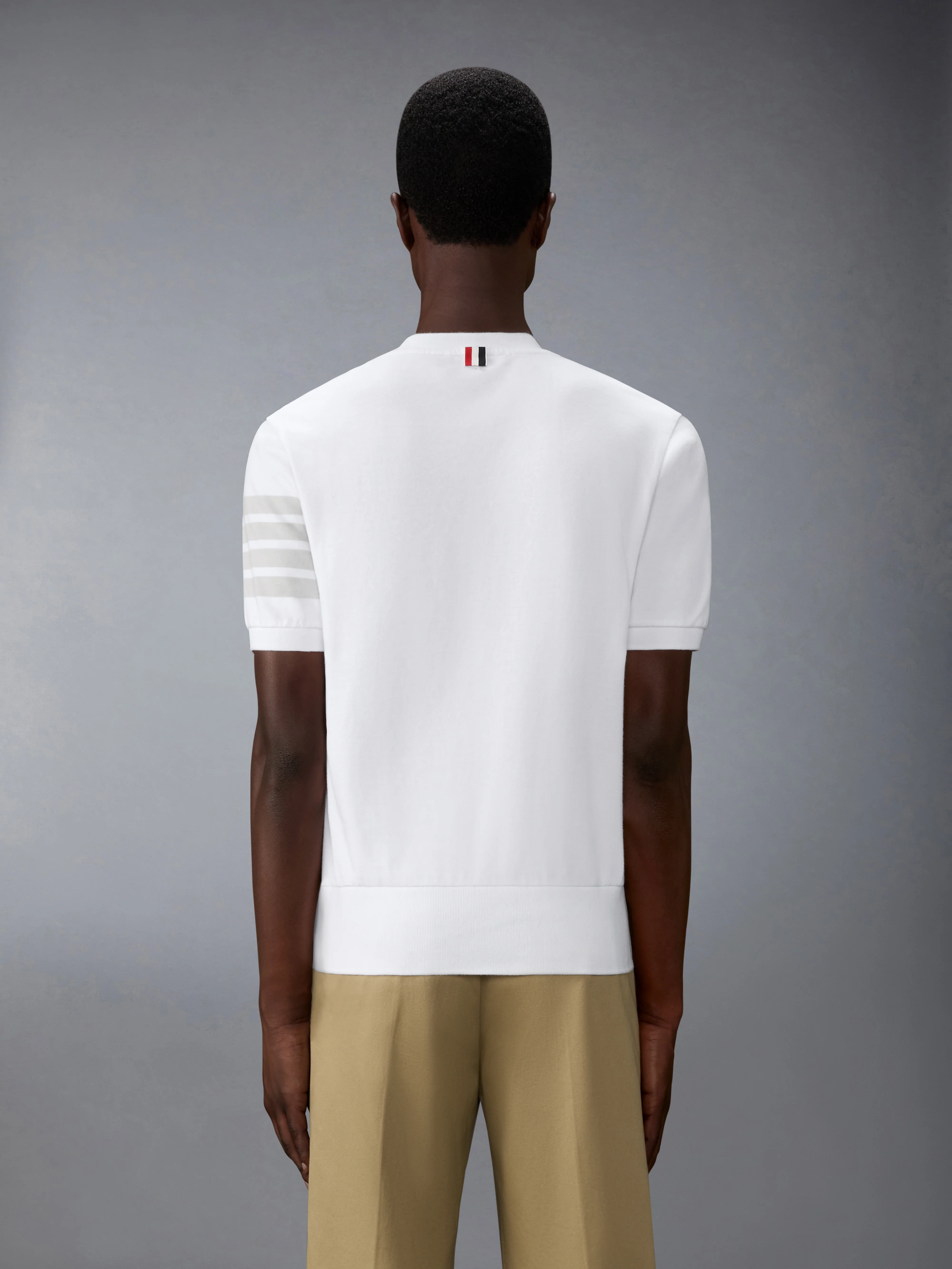 COTTON JERSEY 4-BAR TEE - Image 2