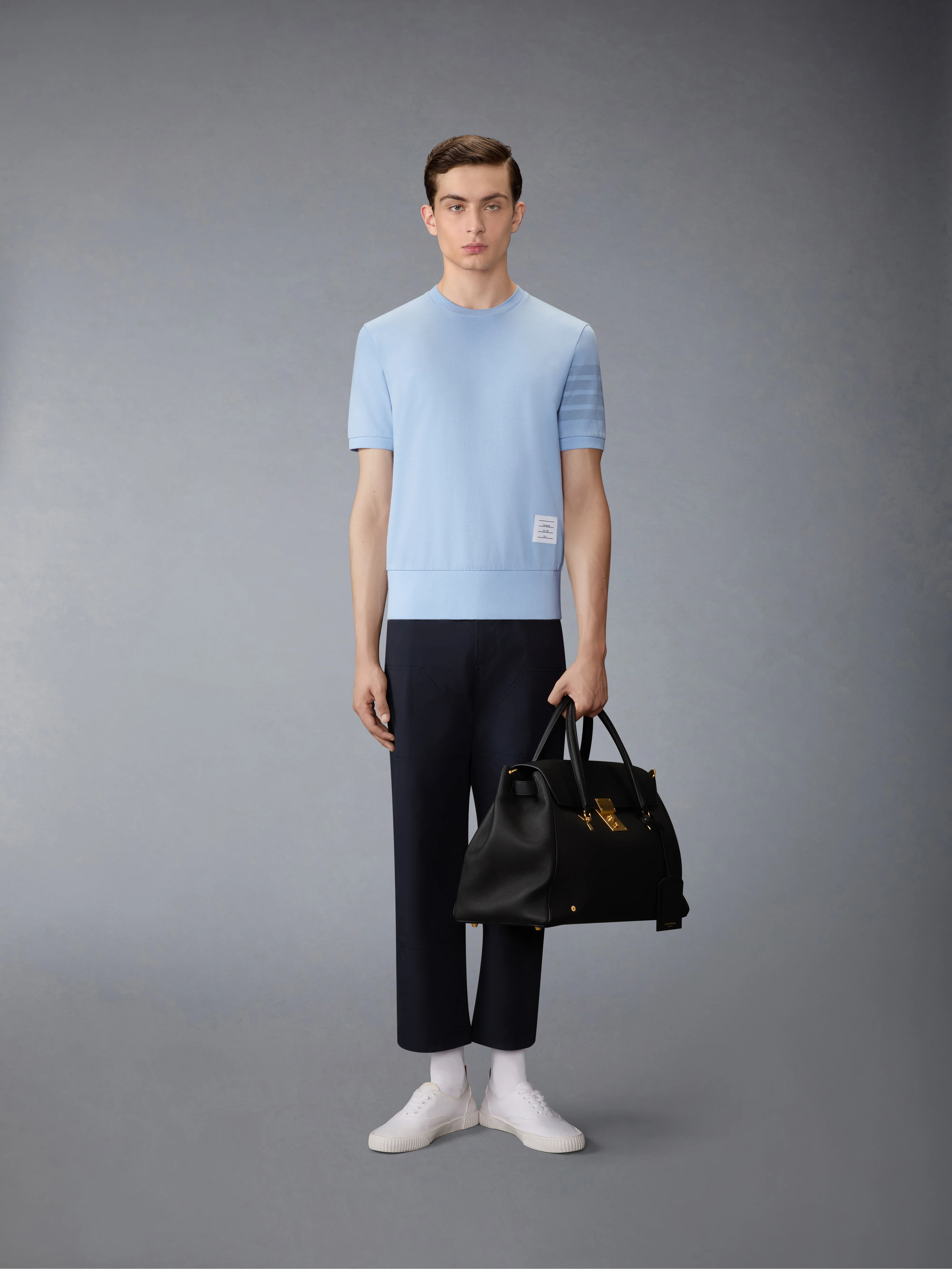 COTTON JERSEY 4-BAR TEE - Image 3