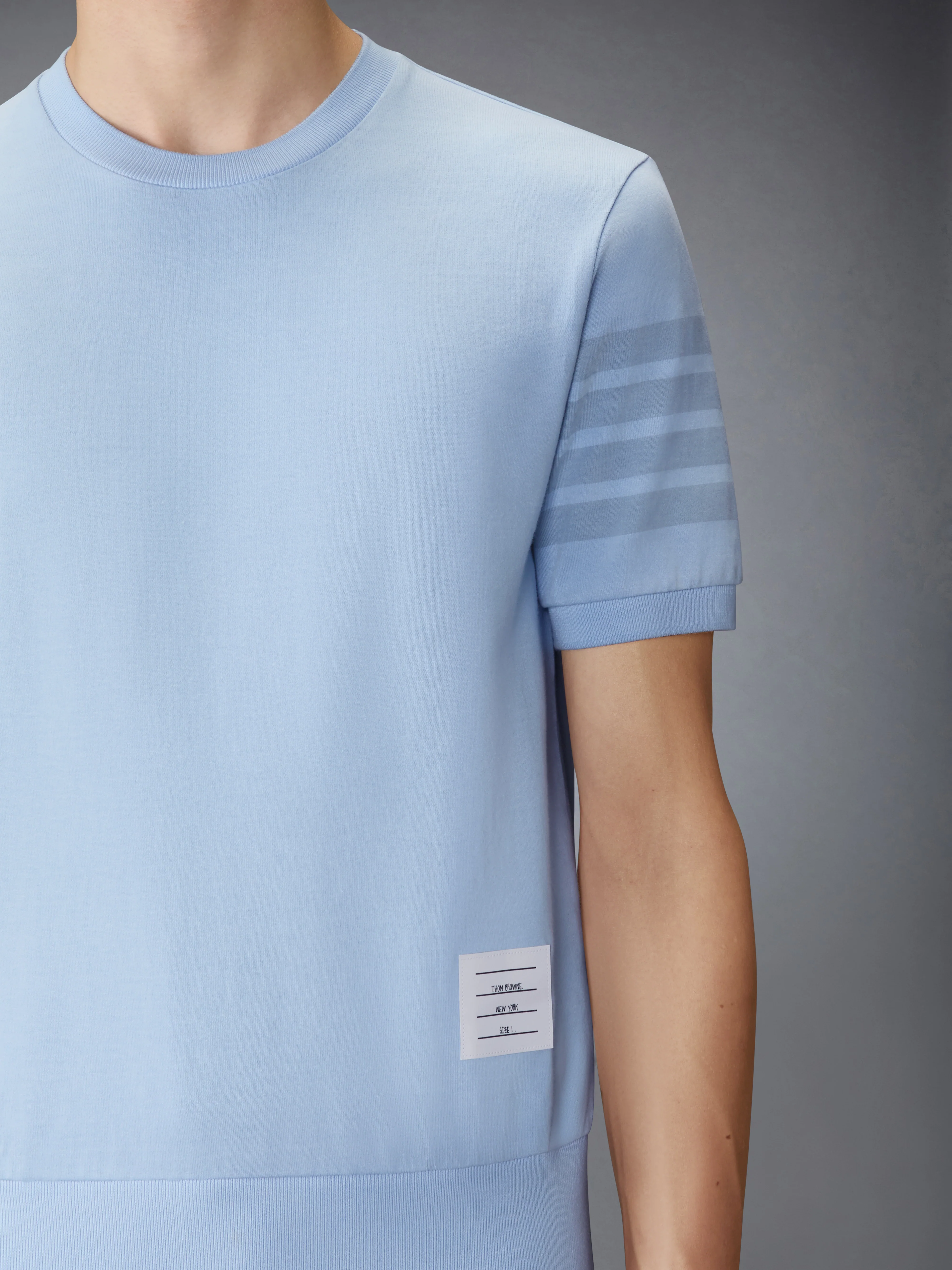 COTTON JERSEY 4-BAR TEE - Image 5