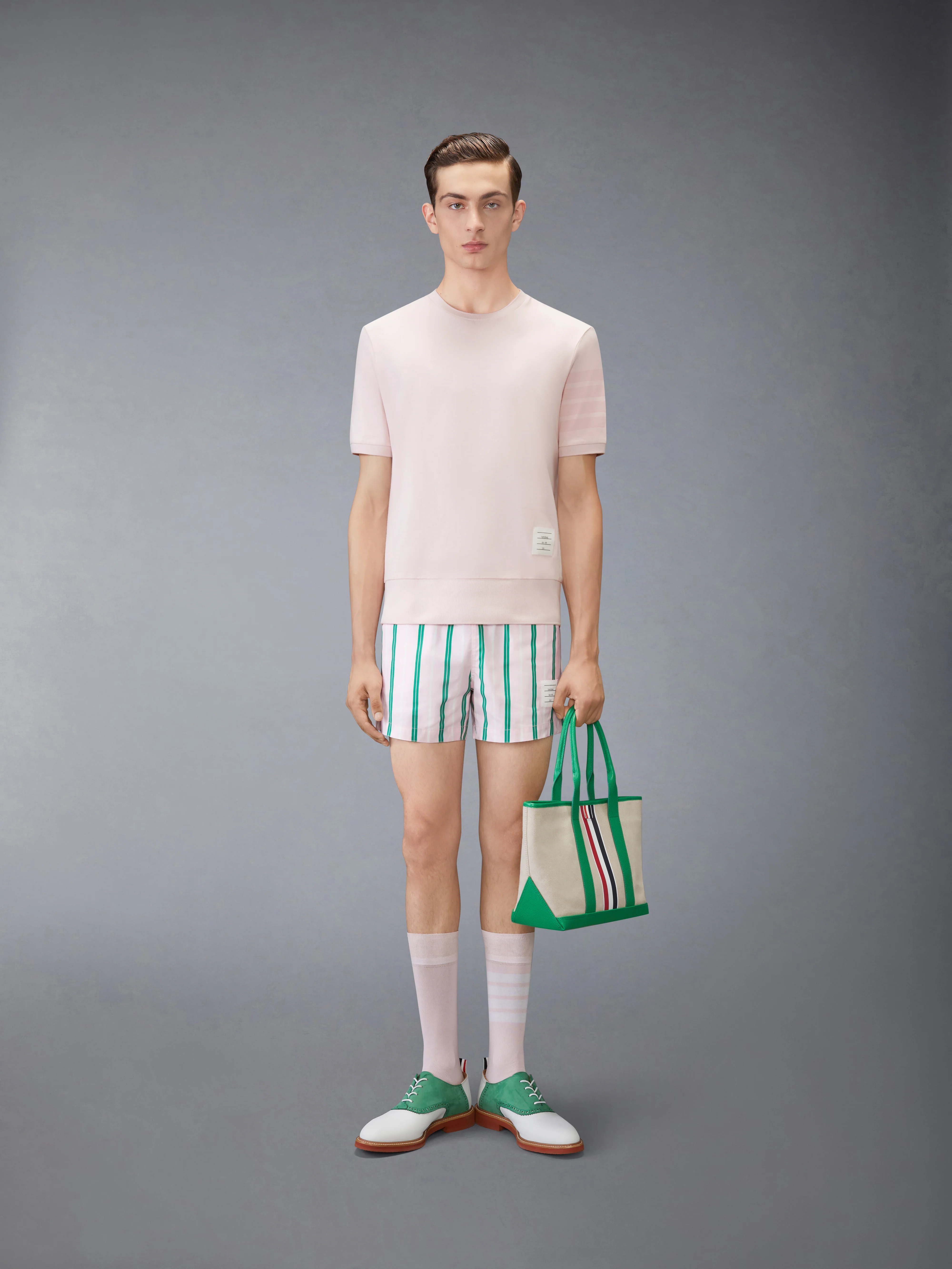 COTTON JERSEY 4-BAR TEE - Image 3
