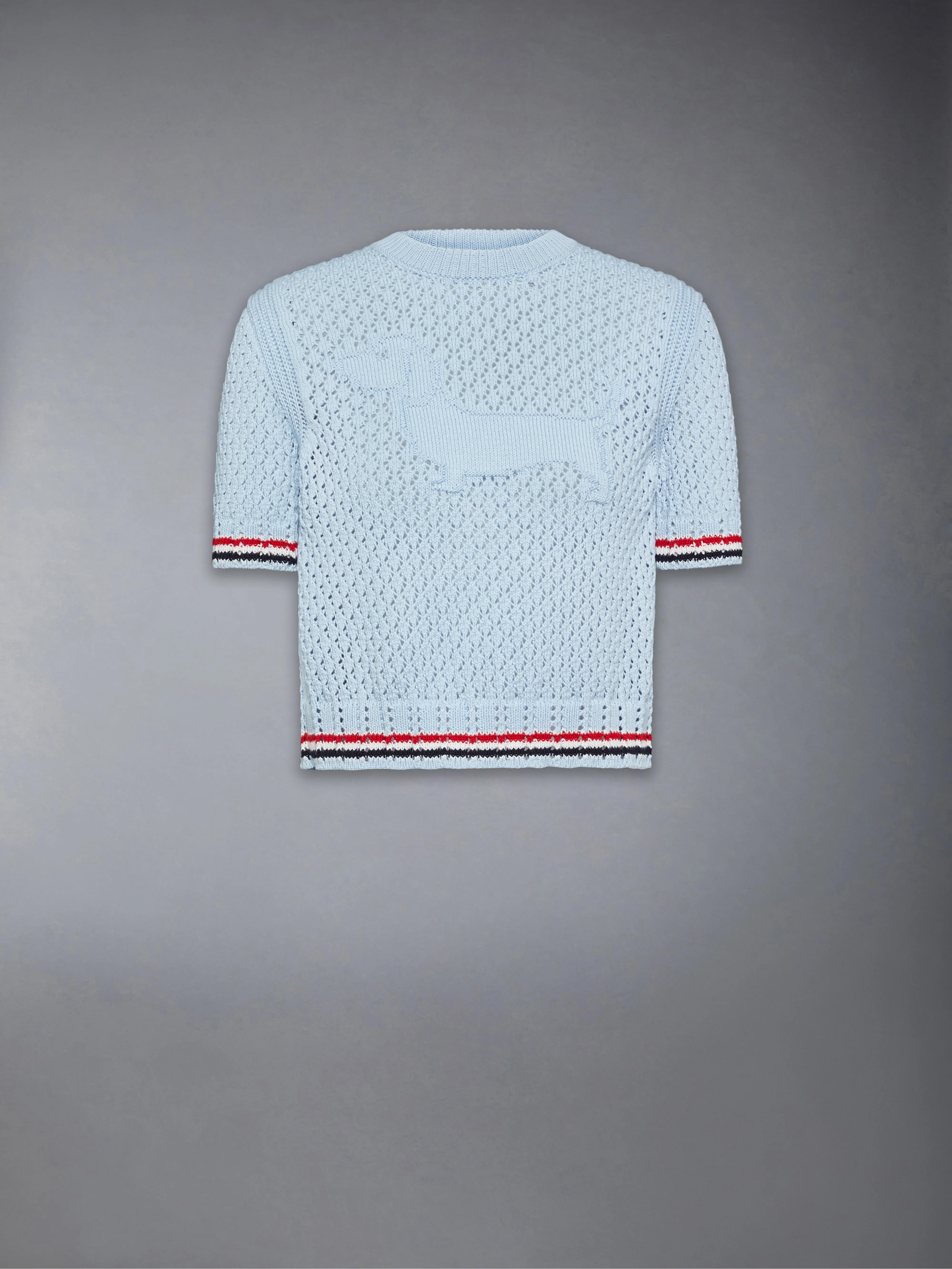 COTTON POINTELLE STITCH HECTOR RWB TEE - Image 5