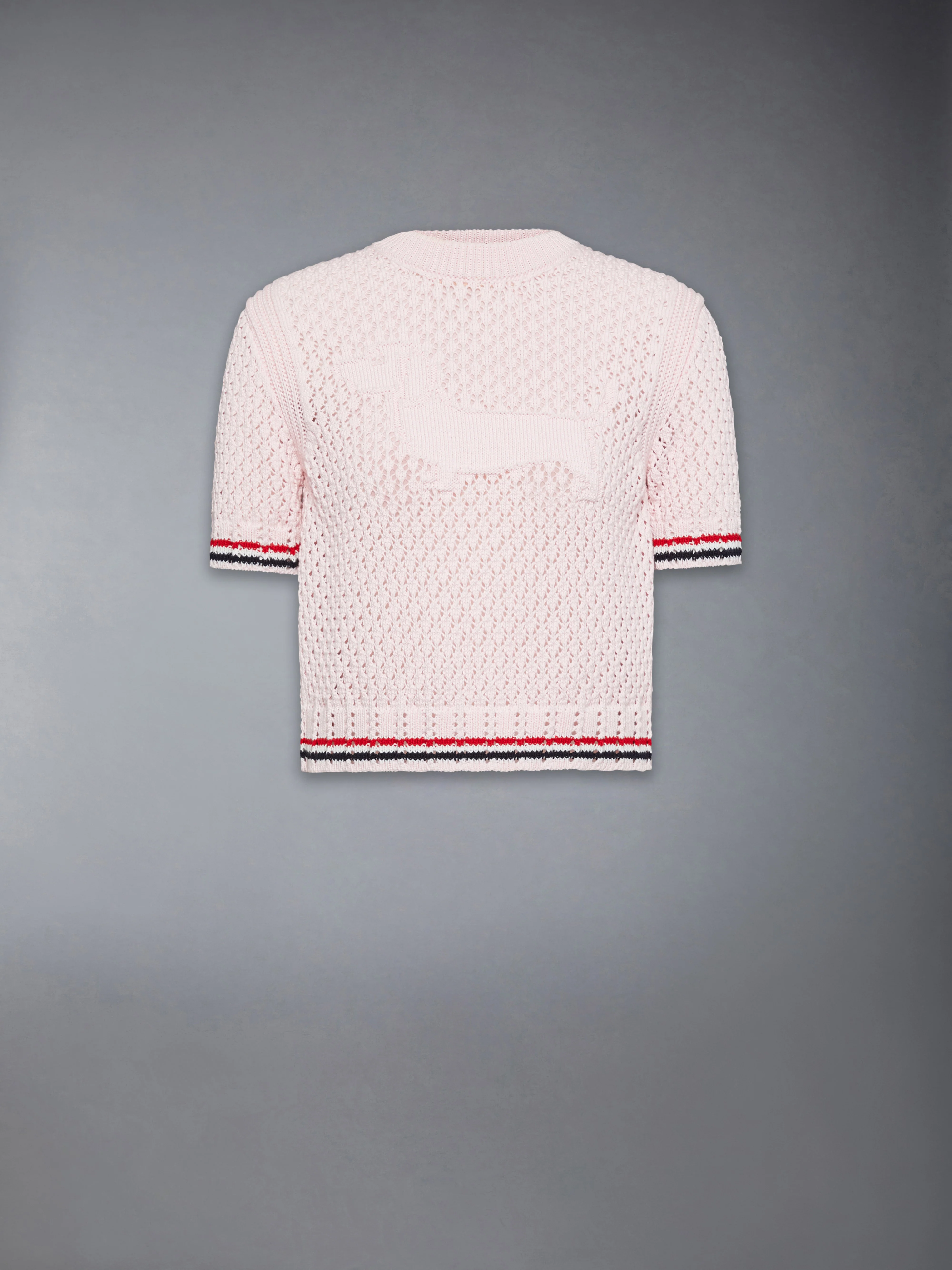 COTTON POINTELLE STITCH HECTOR RWB TEE - Image 5